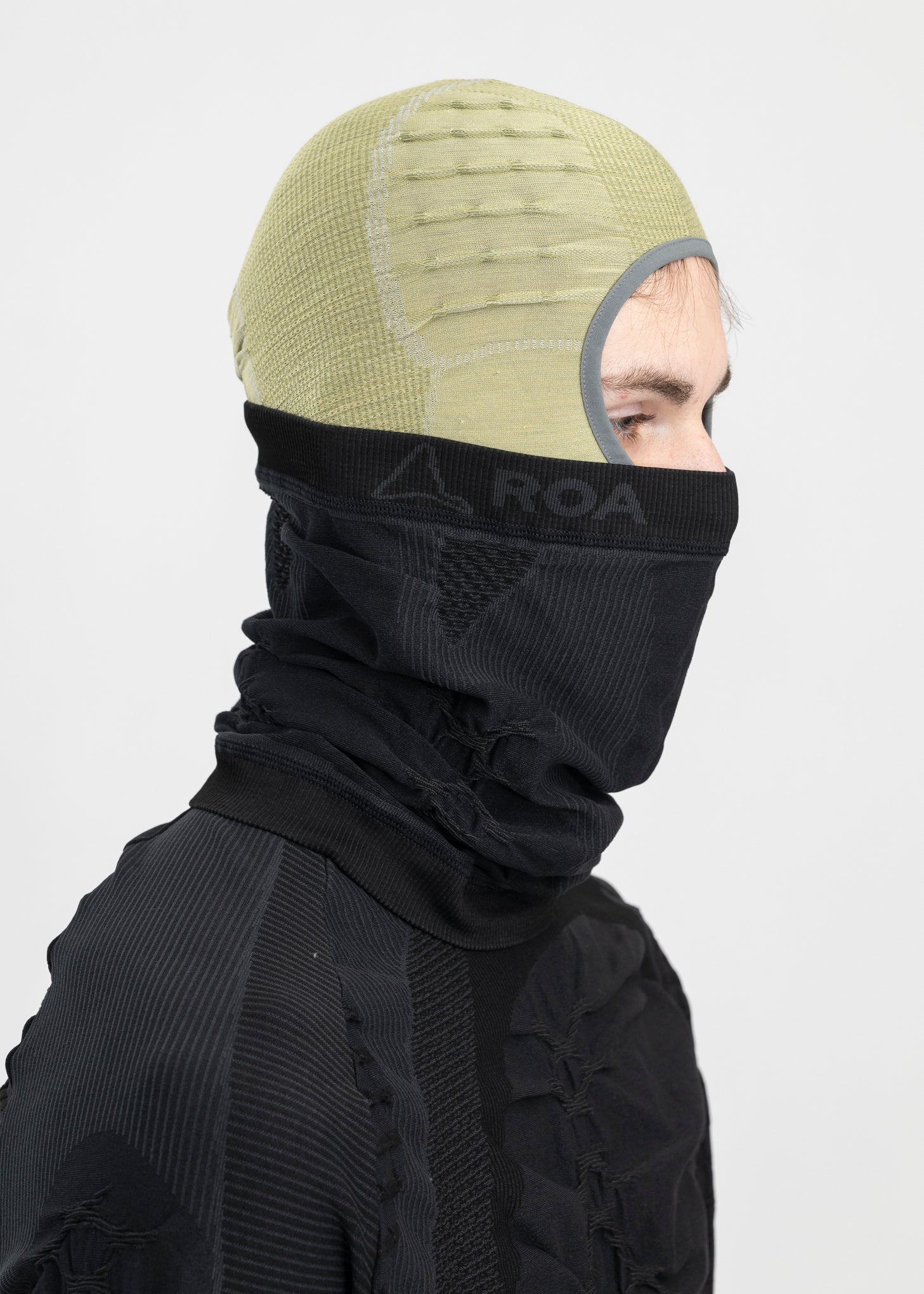 BLACK 3D KNIT NECK GAITER 017 Shop