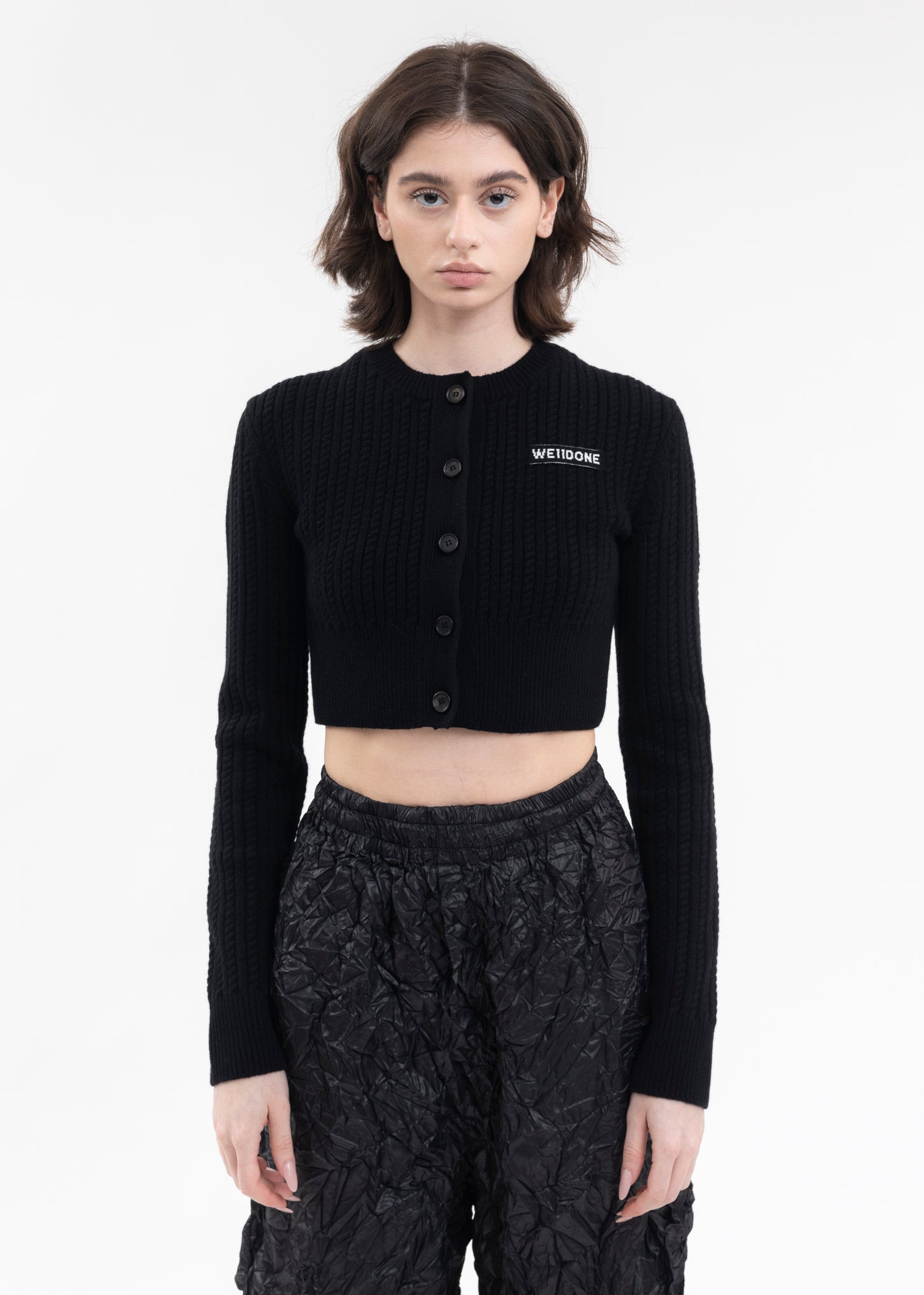 Endlessly Cropped Cardigan - Black