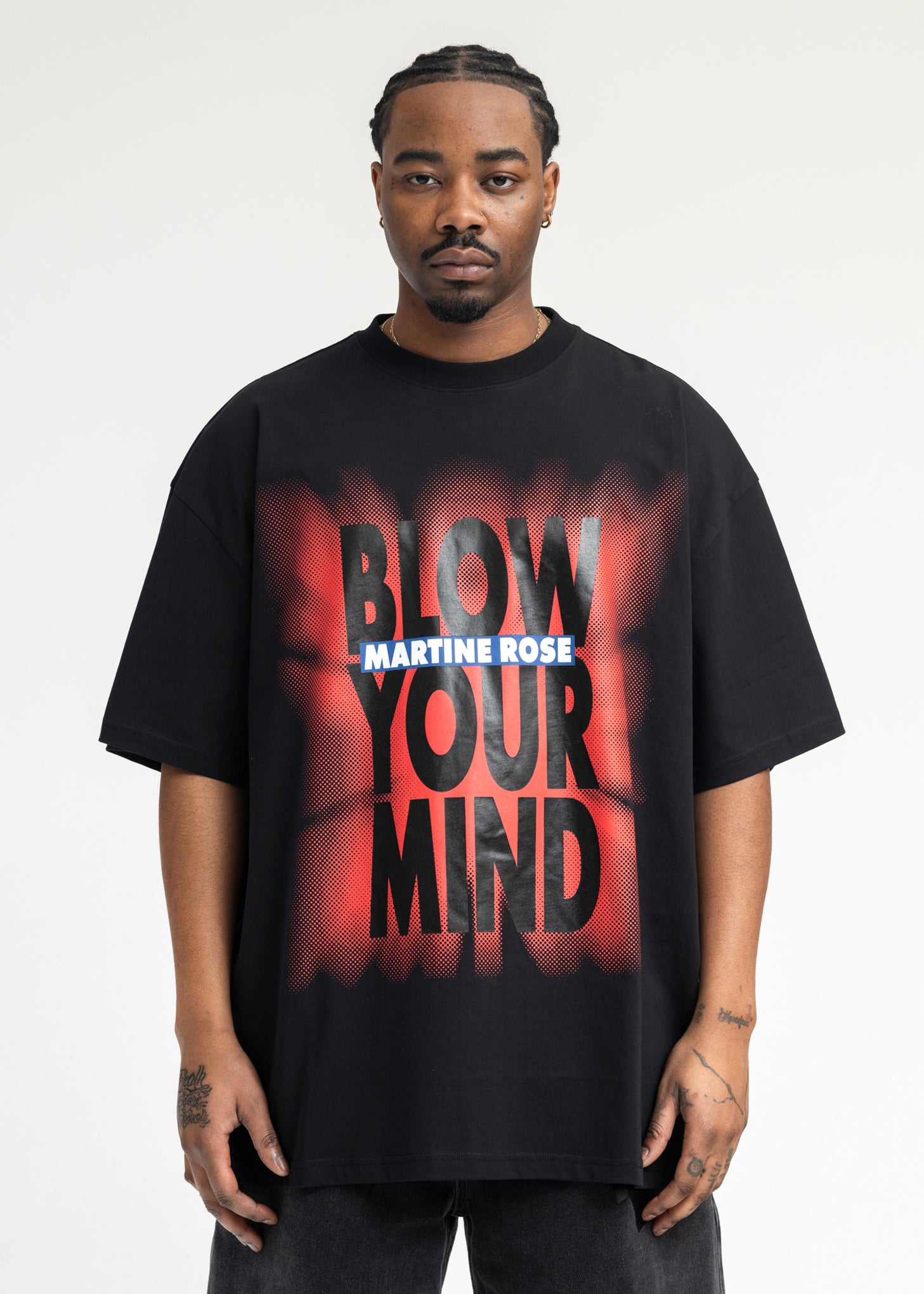 MIND YOUR BLOW / BLACK Tシャツ MIND YOUR BLOW ROSE MARTINE OVERSIZED Shop 017 – T-SHIRT S/S トップス