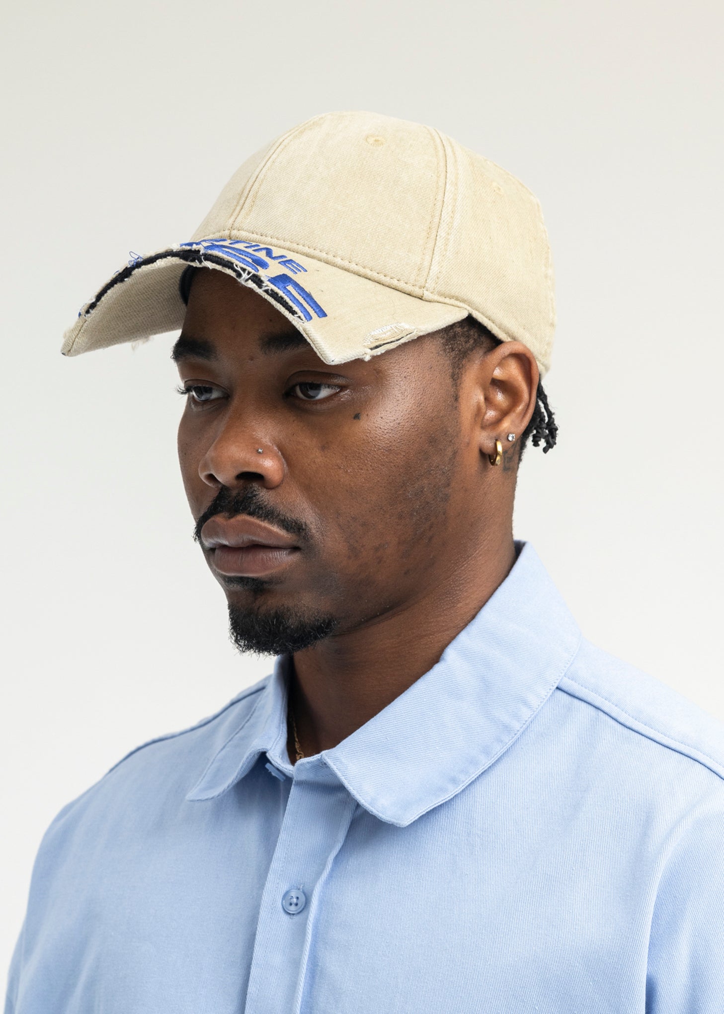 CREAM CUT PEAK CAP – 017 Shop