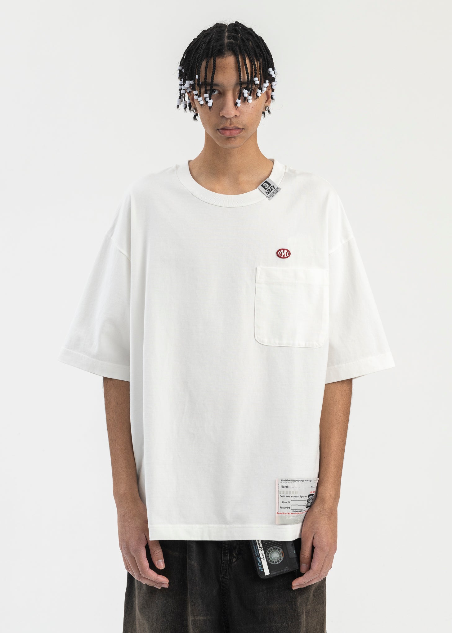 White Plush T-shirt 17157