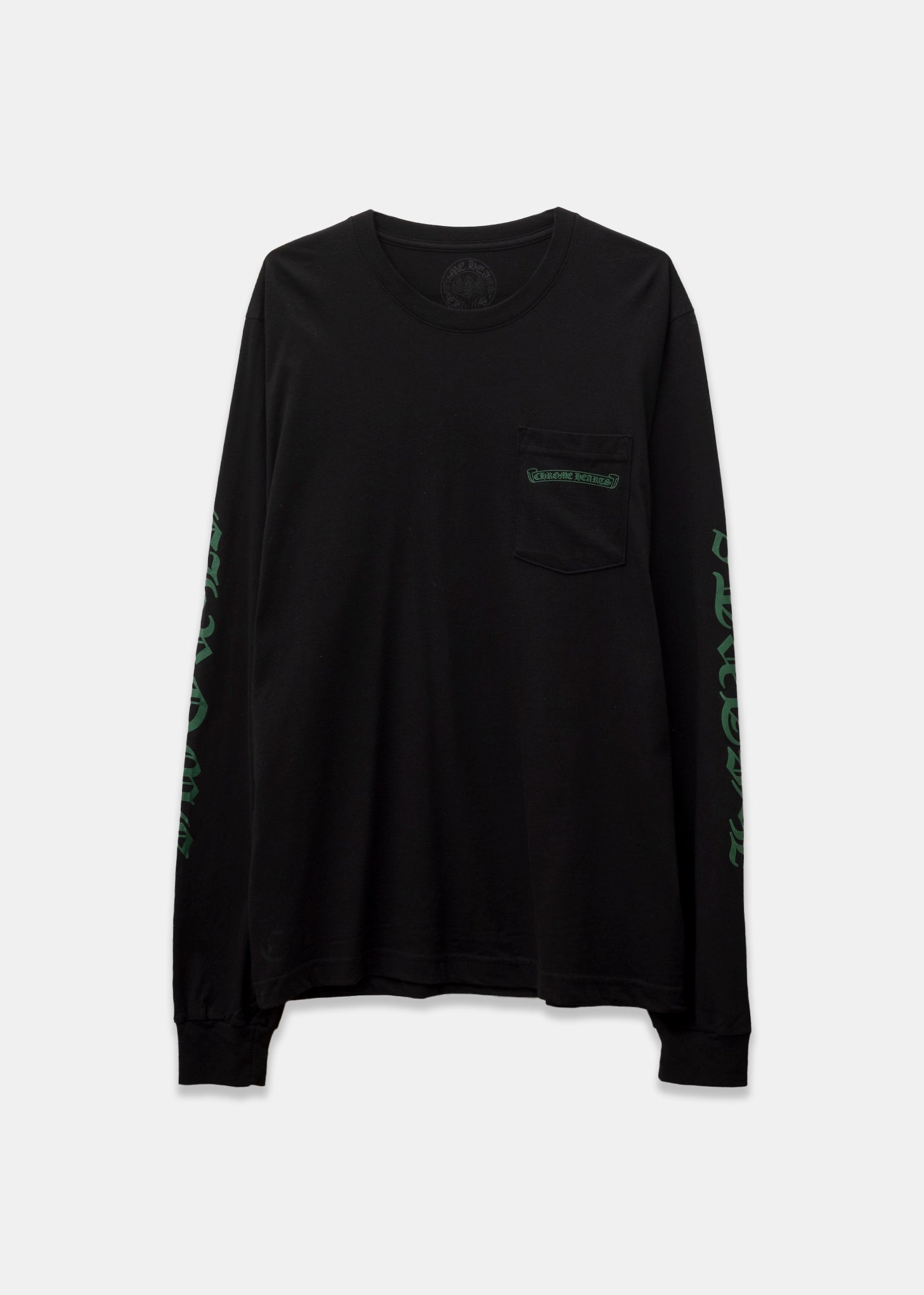 Chrome Hearts Black Green Cemetery Back Print Long Sleeve – 017 Shop
