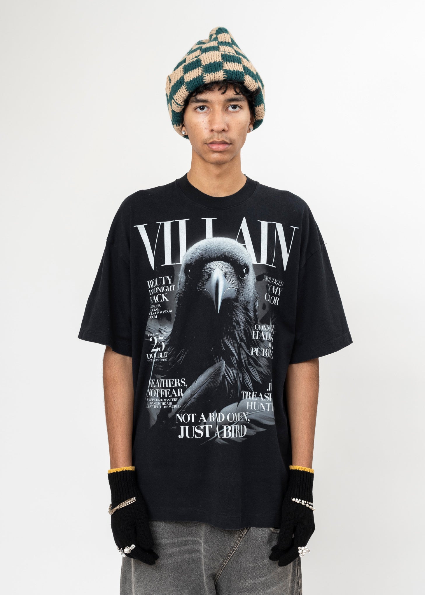 BLACK DOUBLET VILLAIN COVER PRINT T-SHIRT – 017 Shop