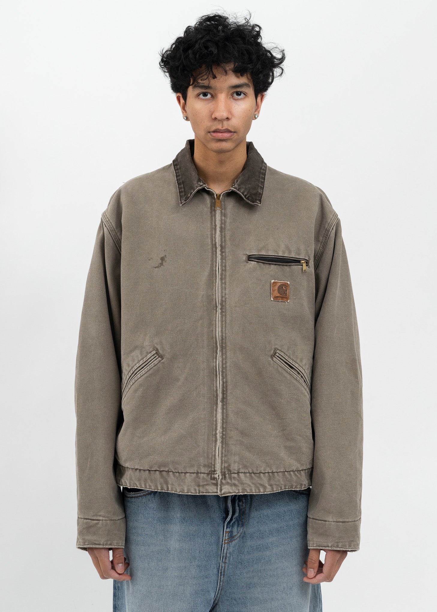 Detroit Jacket Carhartt カーハート　ビンテージ Vintage Grey Carhartt Detroit Jacket – 017 Shop