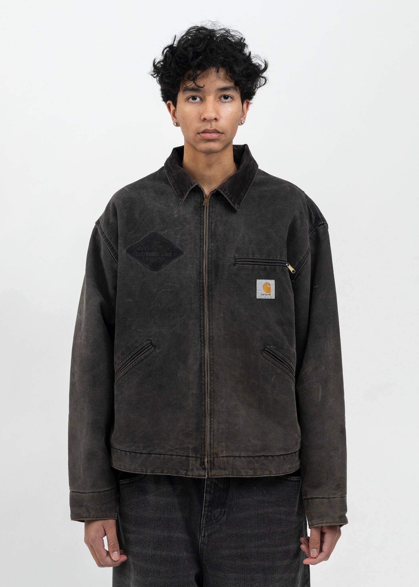 Vintage Washed Black Carhartt Detroit Jacket – 017 Shop