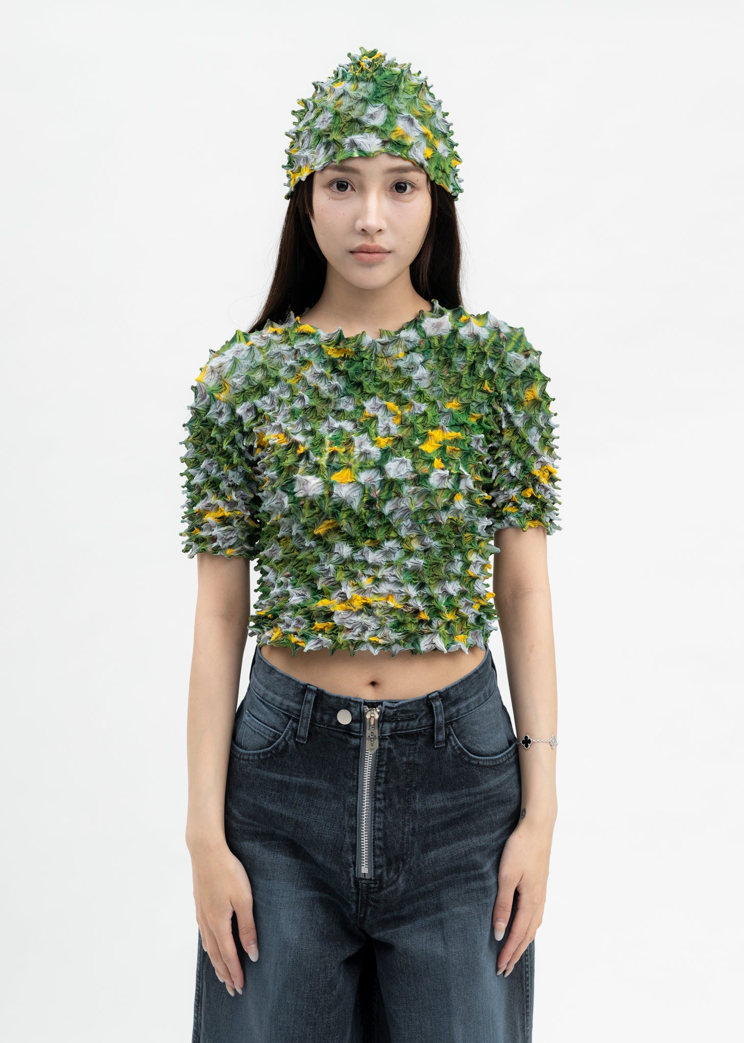 24SS/SPIKEY T-SHIRT/DANDELION/ポップコーン/ DANDELION SPIKY T-SHIRT – 017 Shop