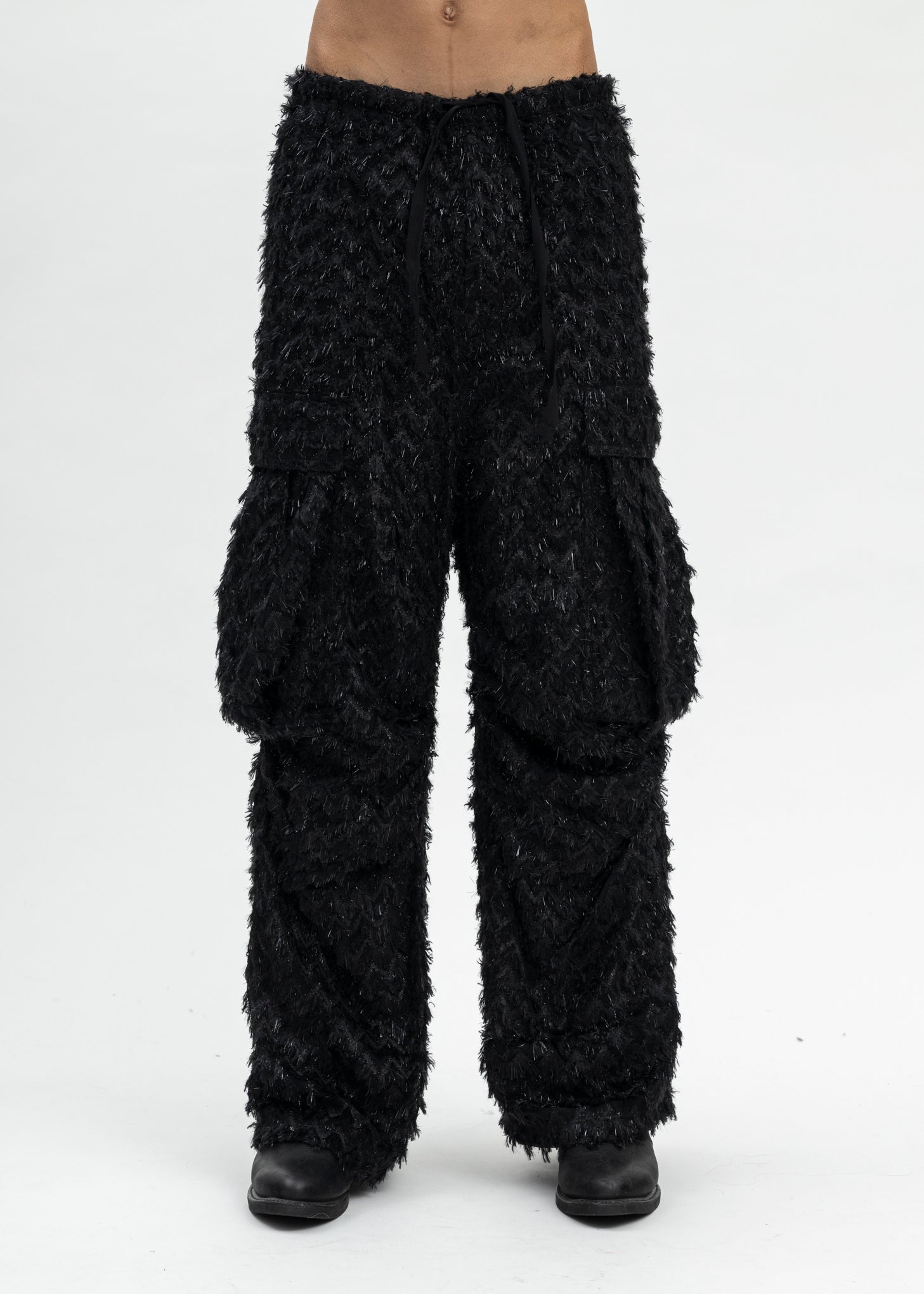 MASU FLUFFY CARGO PANTS ブラック サイズ48 美品 BLACK FLUFFY CARGO PANTS – 017 Shop