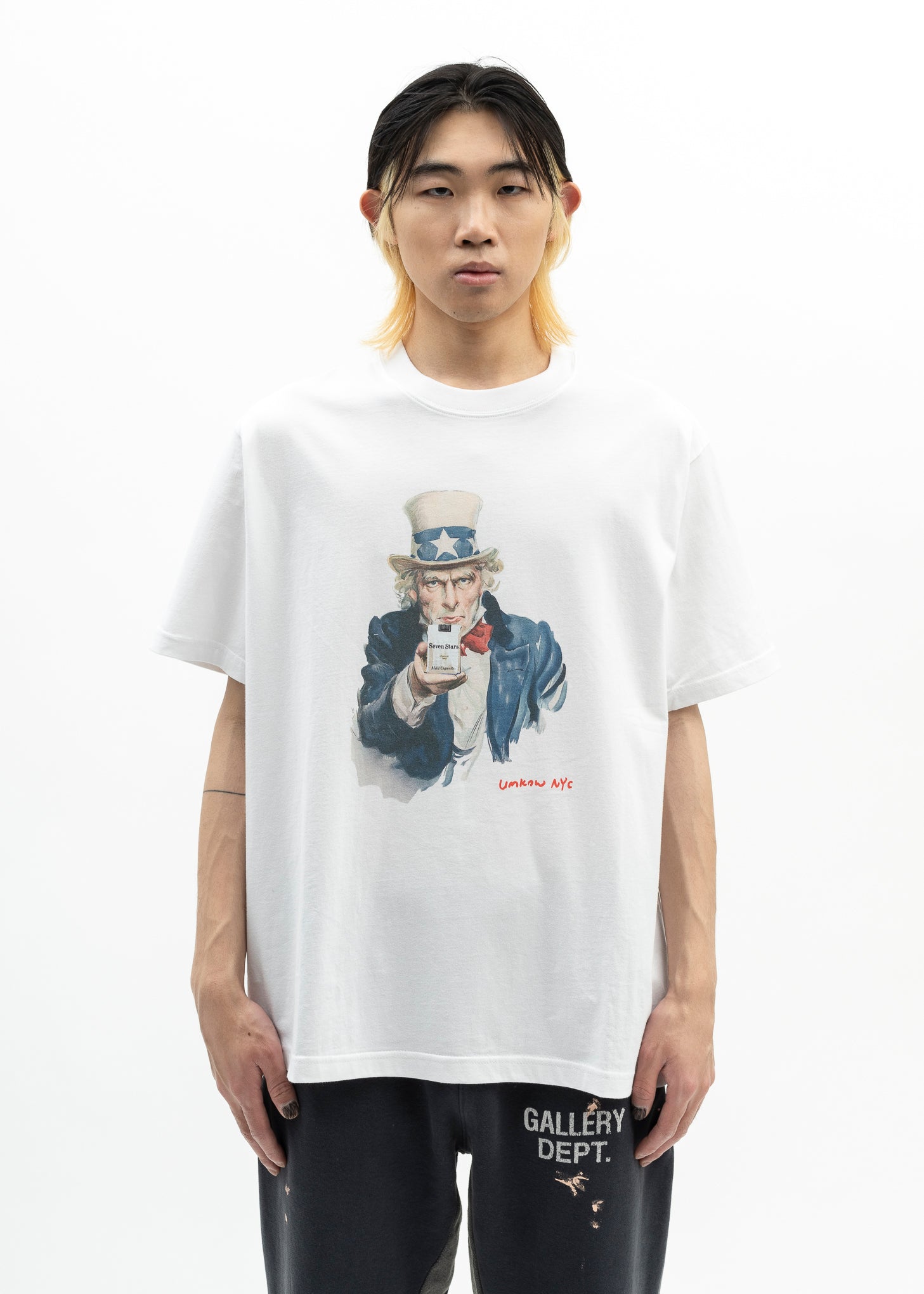 WHITE I WANT YOU SEVEN STARS T-SHIRT – 017 Shop