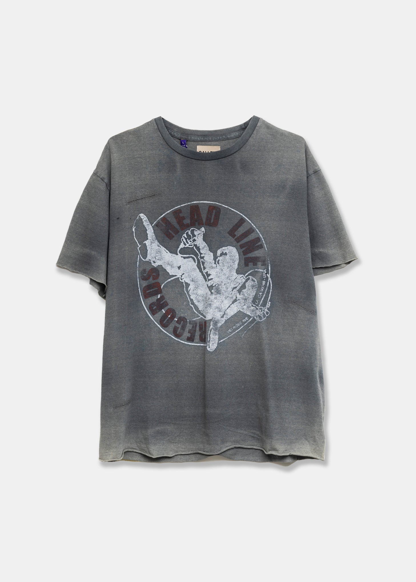 Gallery Dept Headline Records Vintage Black Tee – 017 Shop