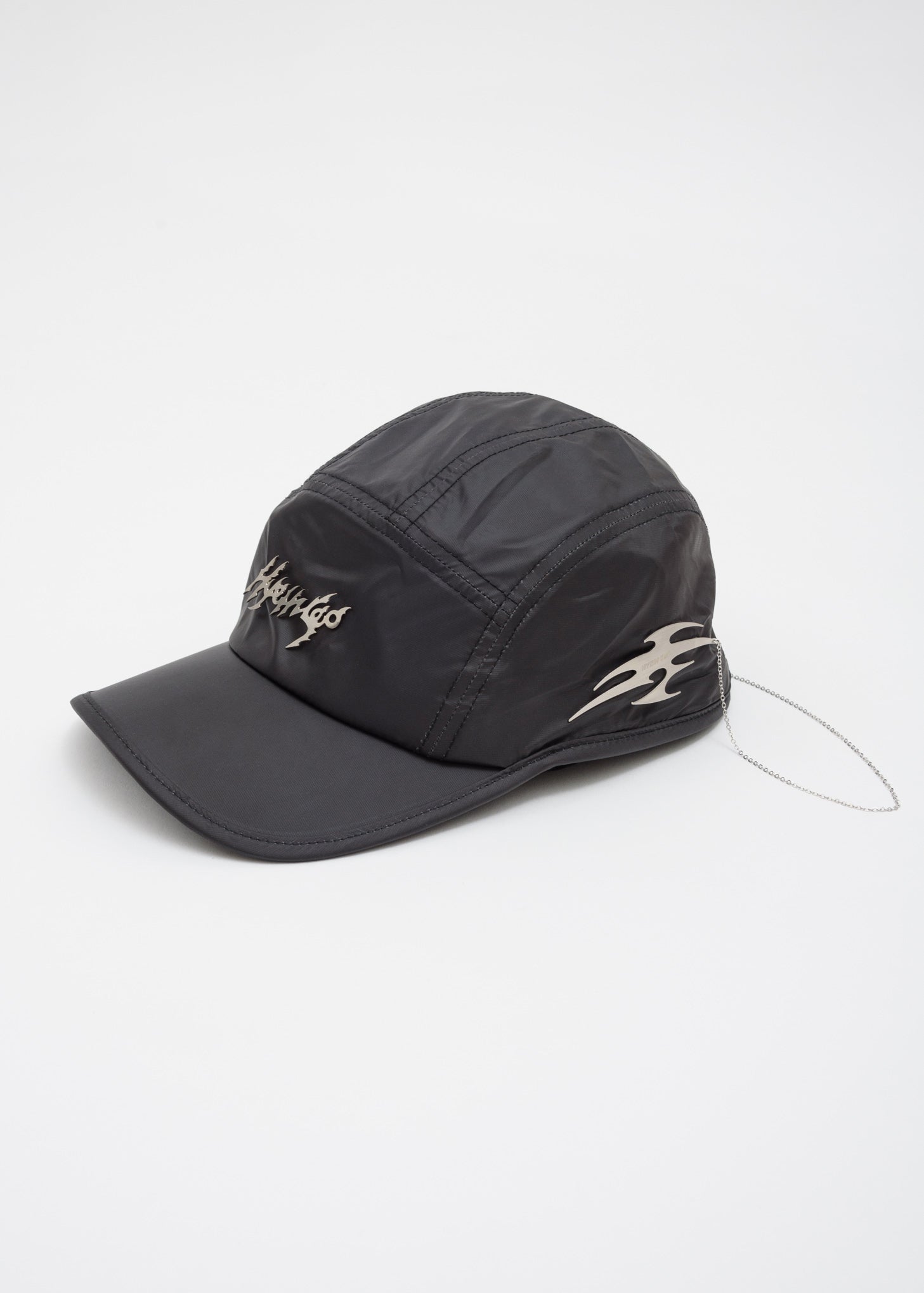 Black Metal Logo Cap – 017 Shop