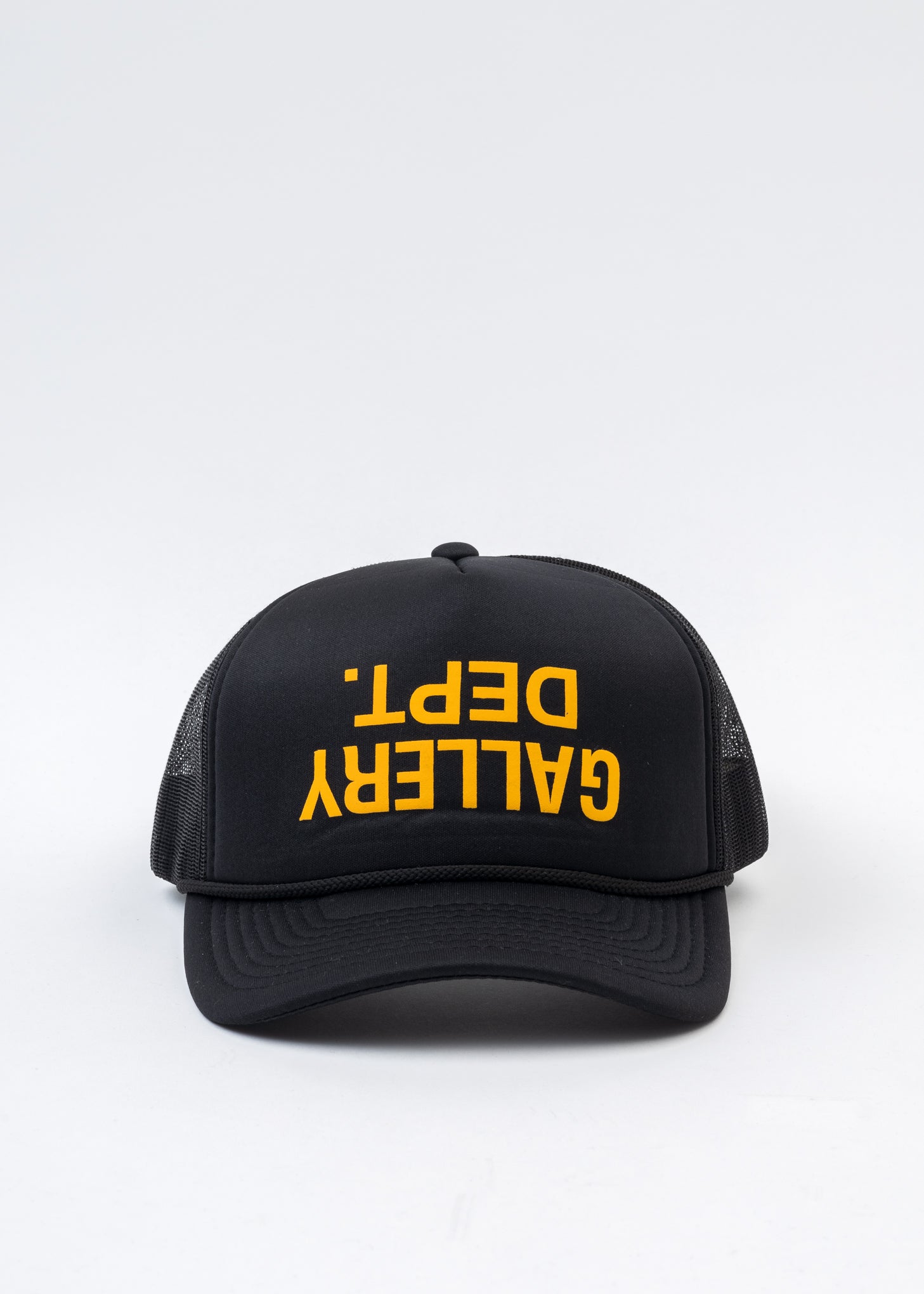 Black Reversal GALLERY DEPT. LOGO PAINTED Trucker Cap