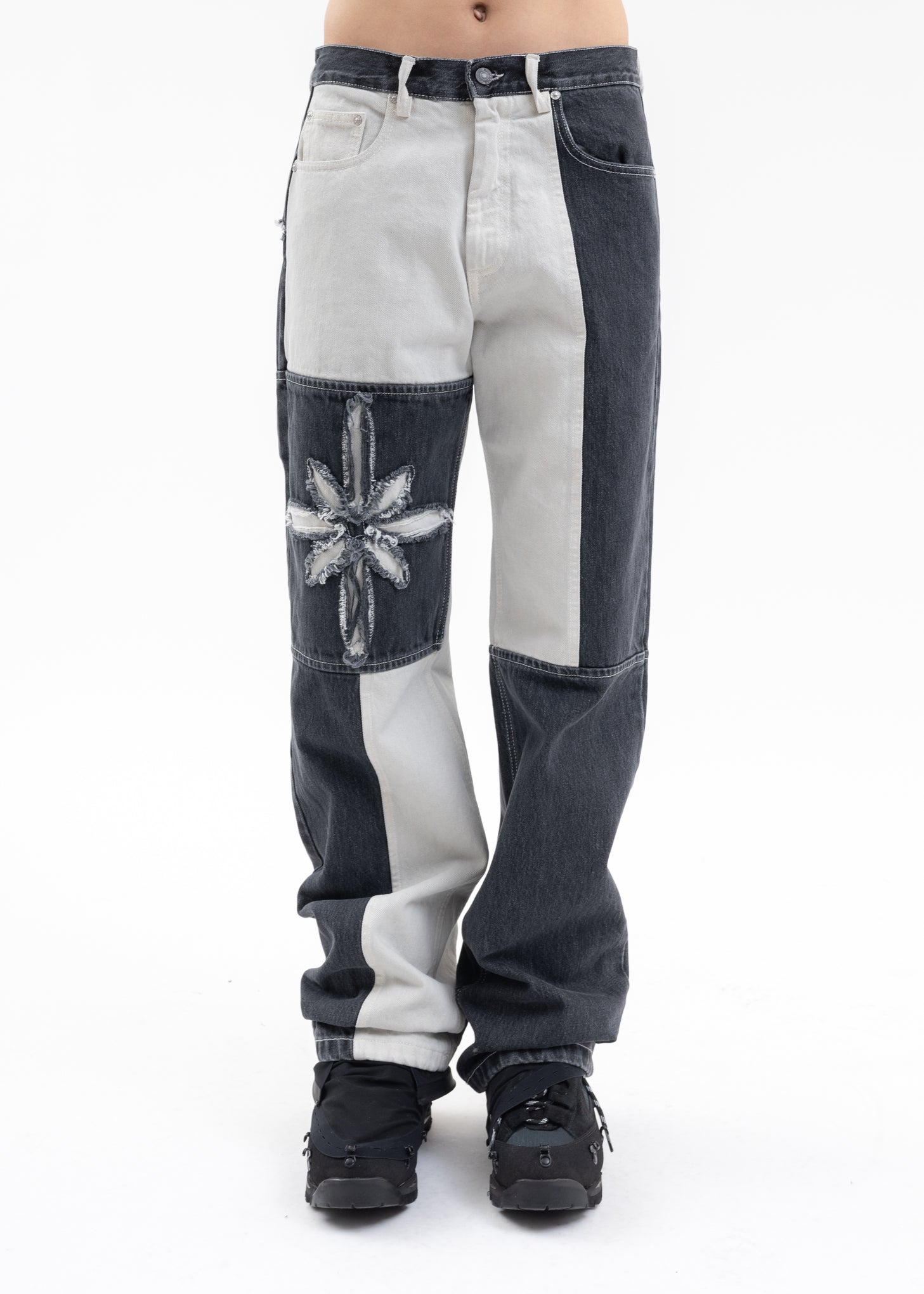 Bczennia Pant Black Flower
