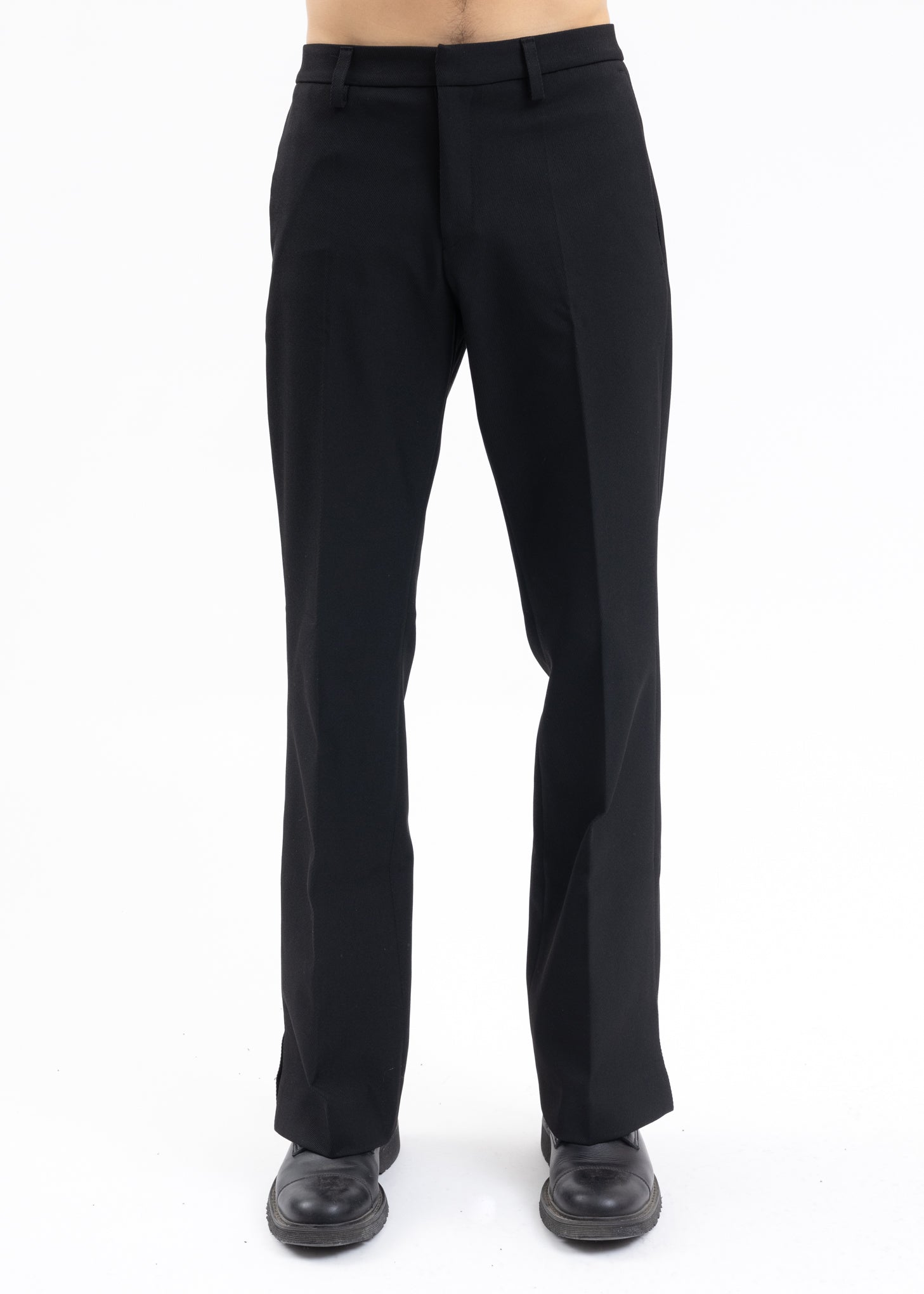 Black RELAXED TAILORED TROUSERS 017 Shop