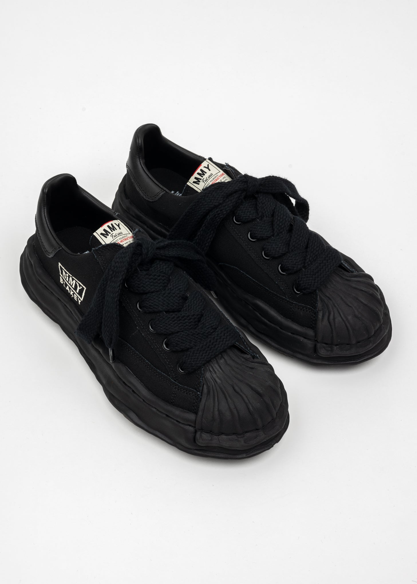 ALL Black OG Sole Canvas Low-Top Sneaker (BLAKEY LOW)