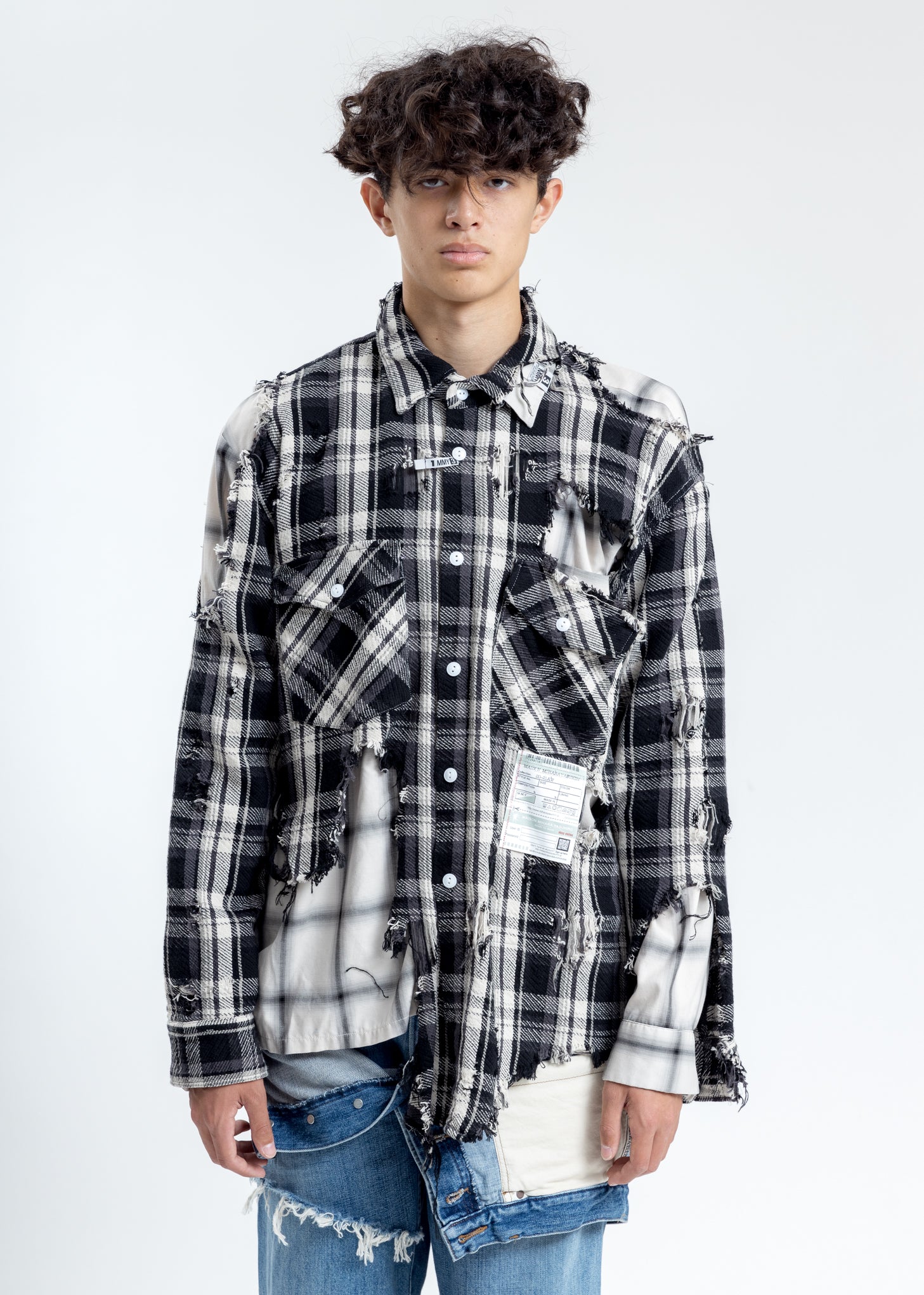 Black Broken Layer Shirt – 017 Shop 