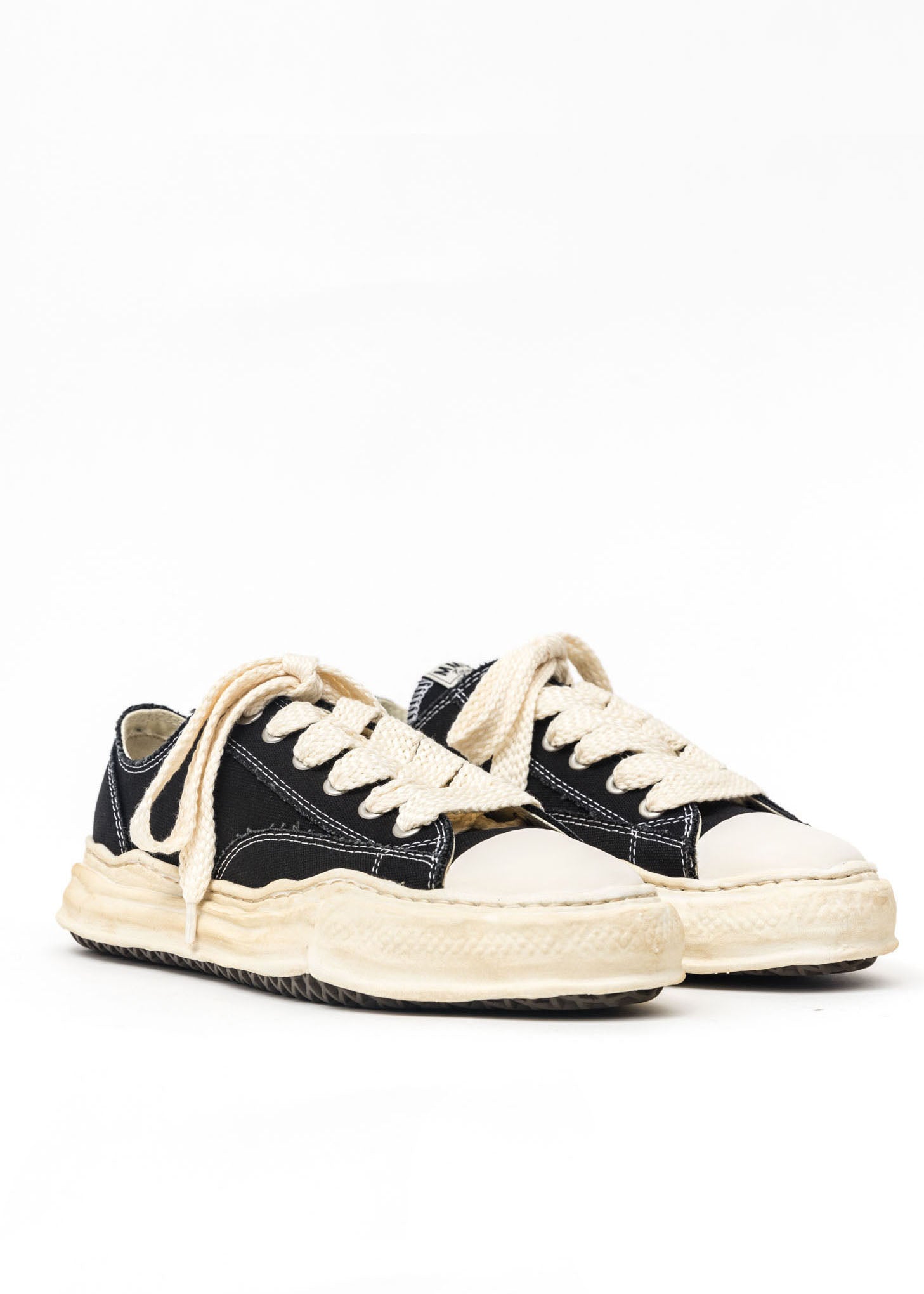 Black Original Sole Overdyed Lowcut Sneaker – 017 Shop