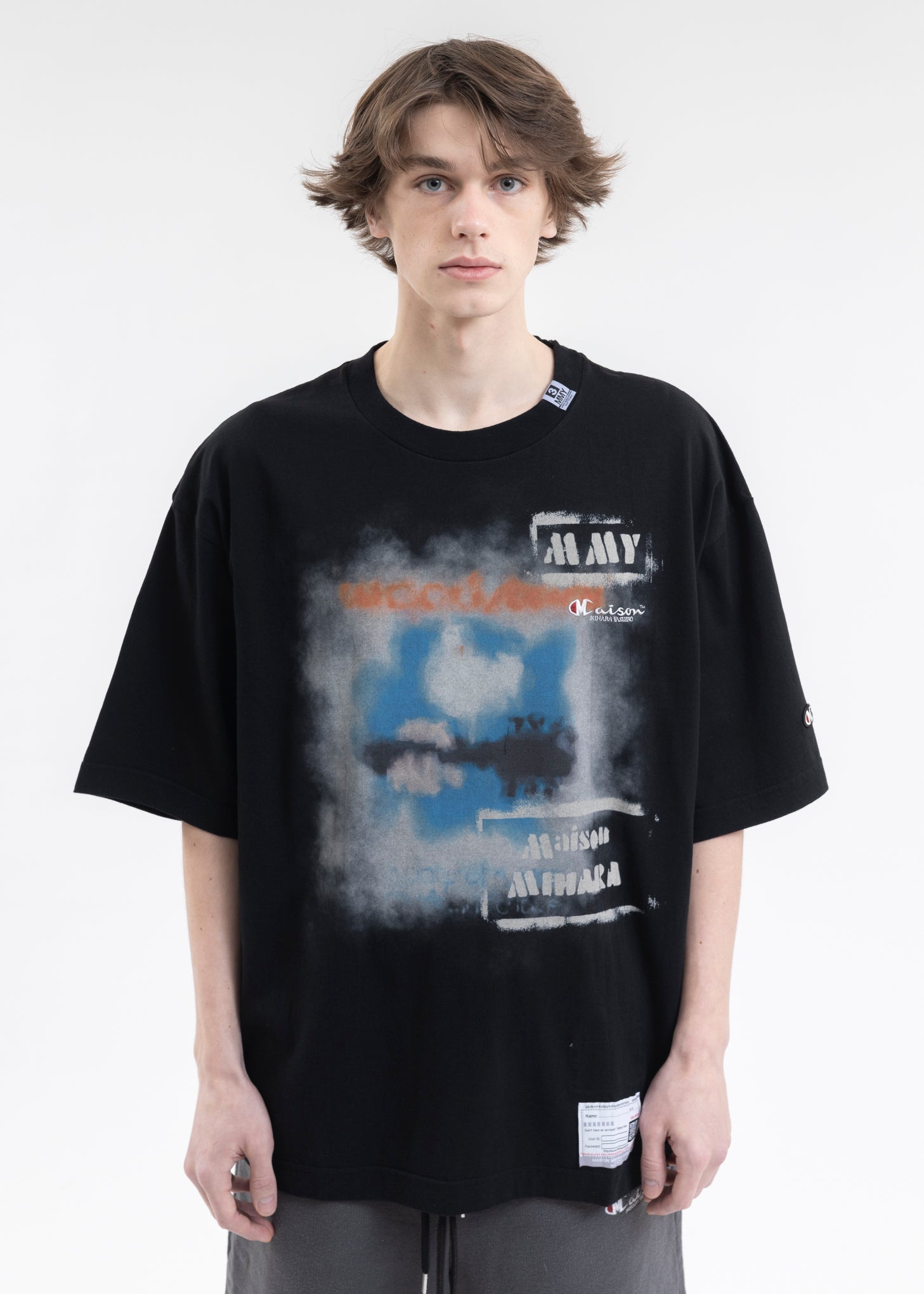 Single Black Embroidered Tee main image 1