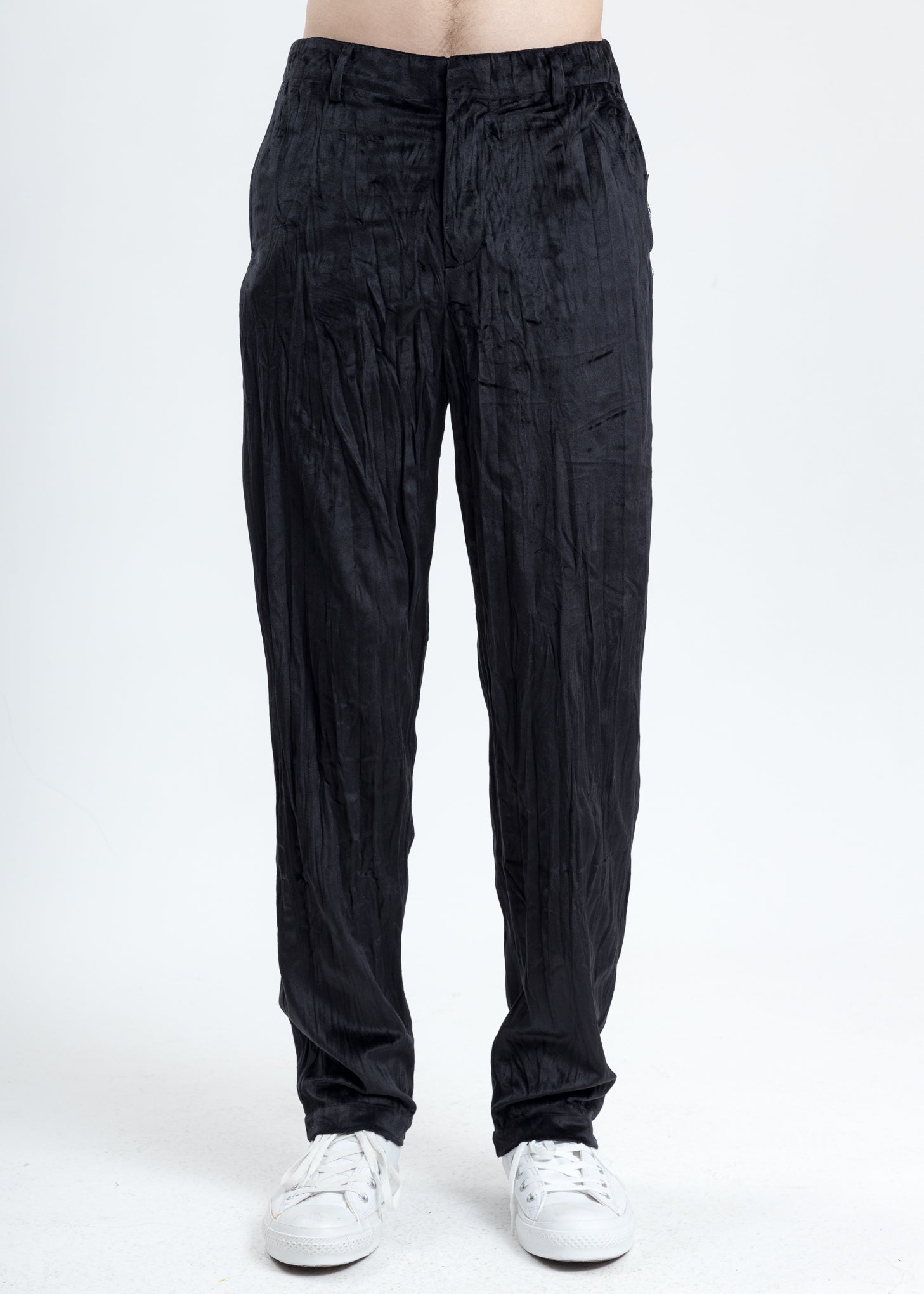 Pyjama Pant Silk Velvet Black main image 0
