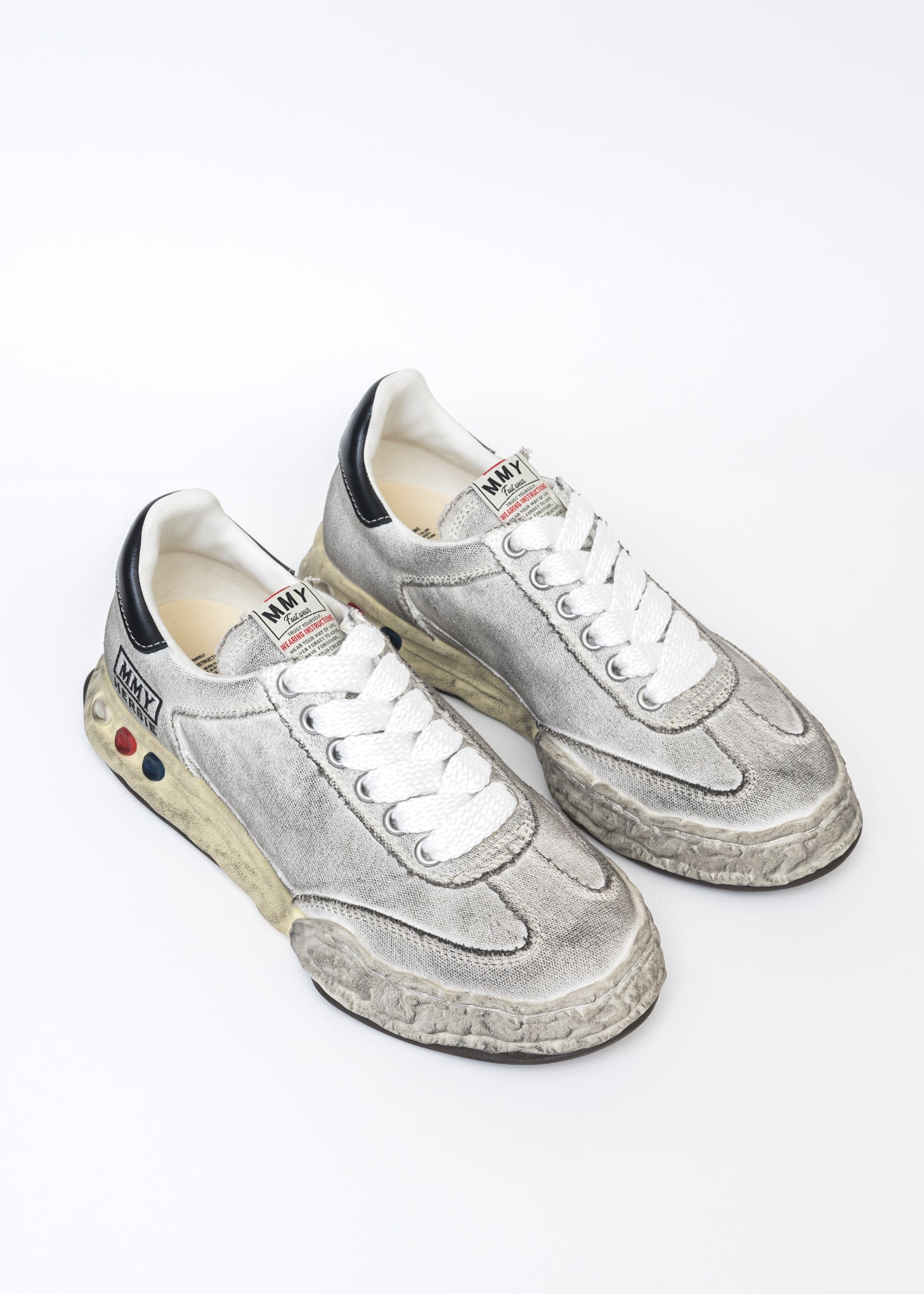 MIHARAYASUHIRO◆Herbie distressed-effect trainers 送料関税込 