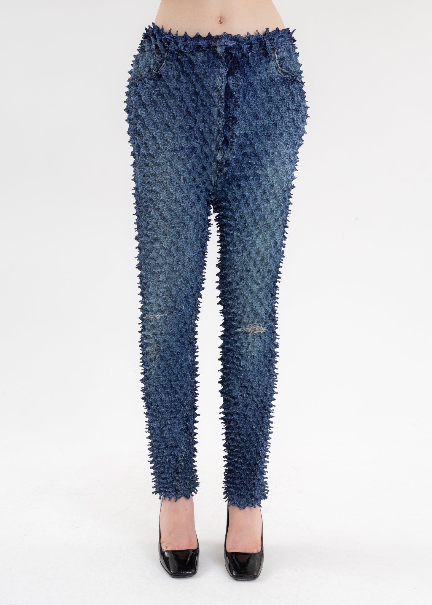 comfort fit cotton printed pants - multi pink shibori main image 0