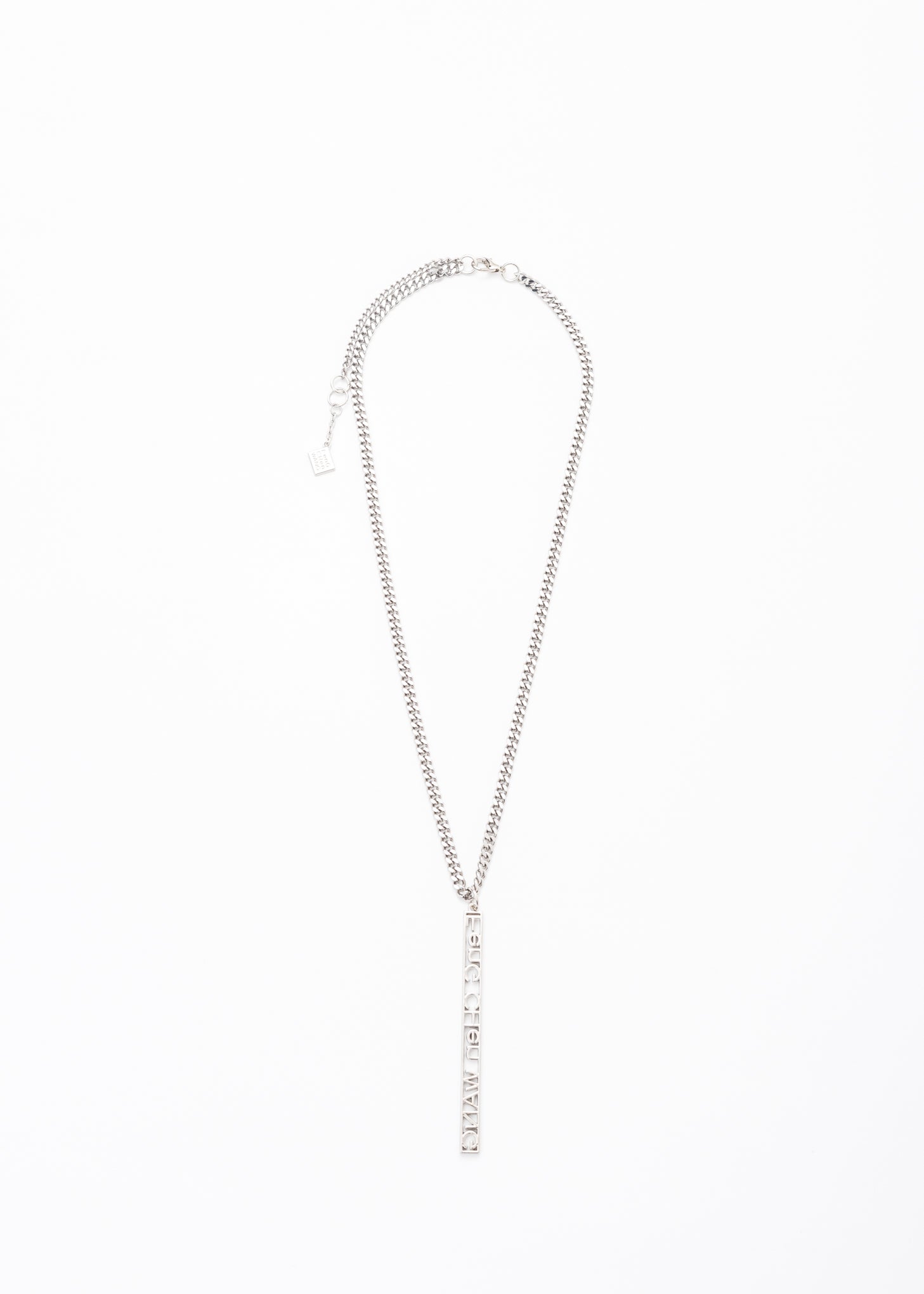 Silver FCW Logo Pendant Necklace – 017 Shop