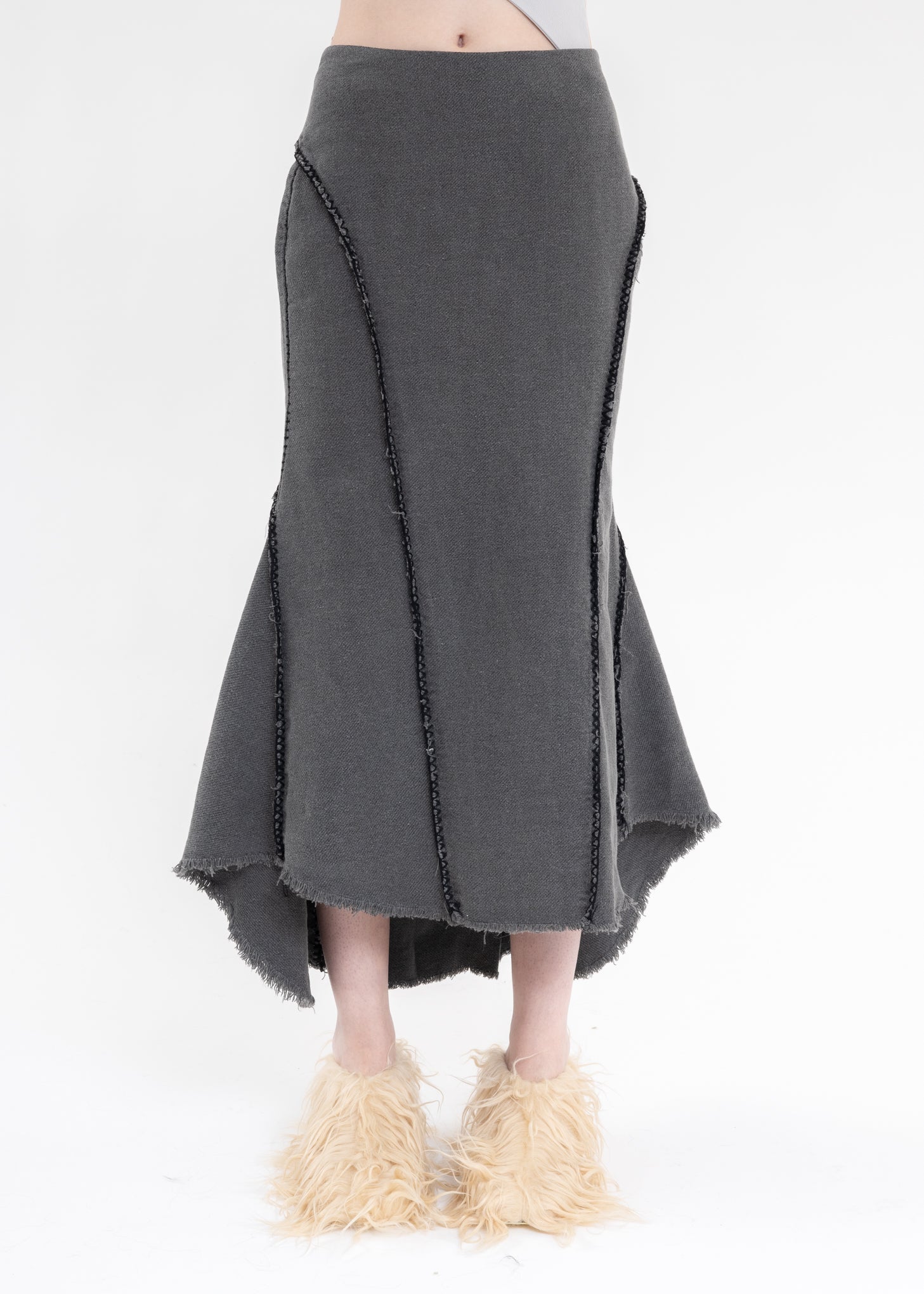 Hemp Stretch Twill Skirt
