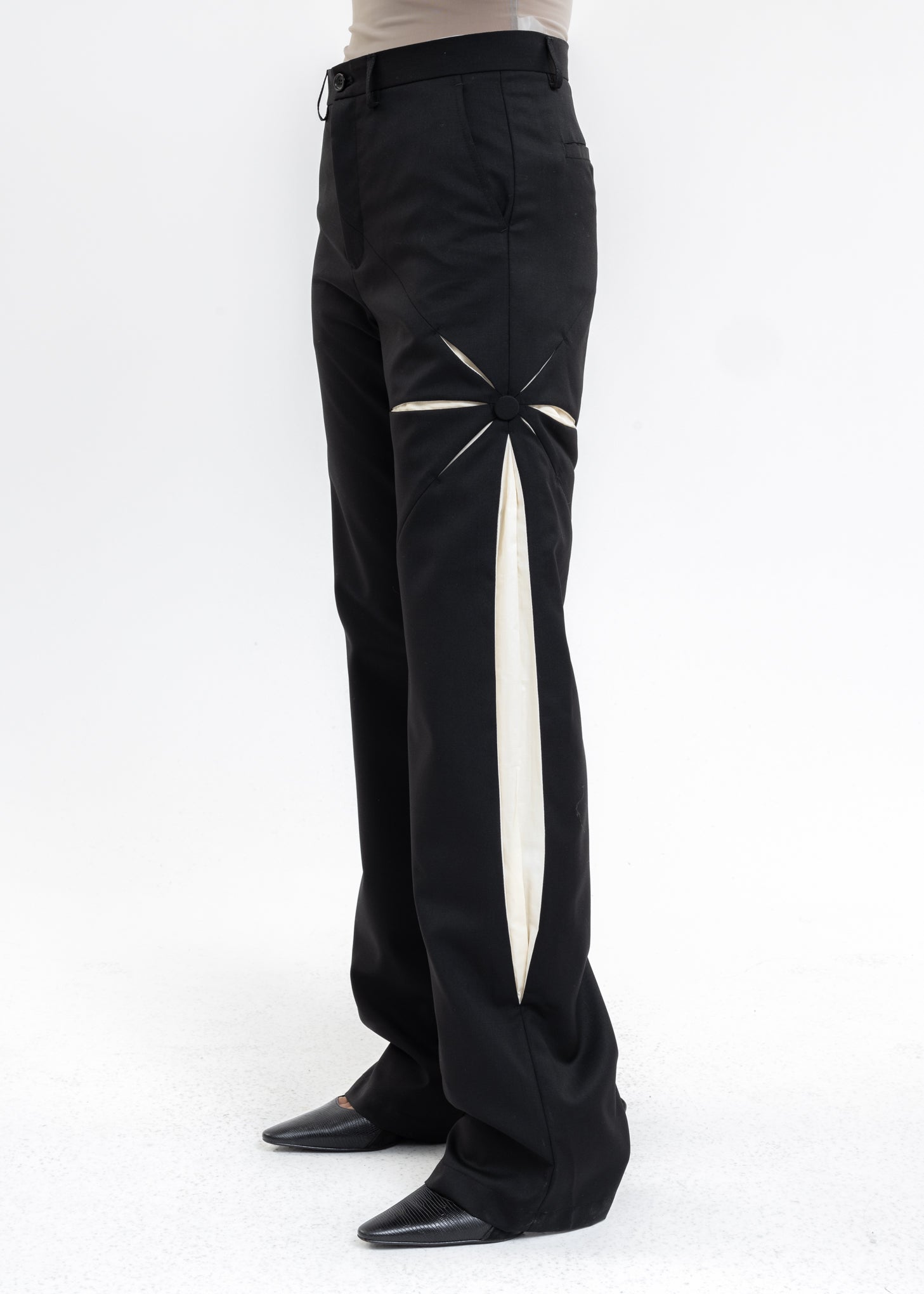Black Origami Tailored Pants