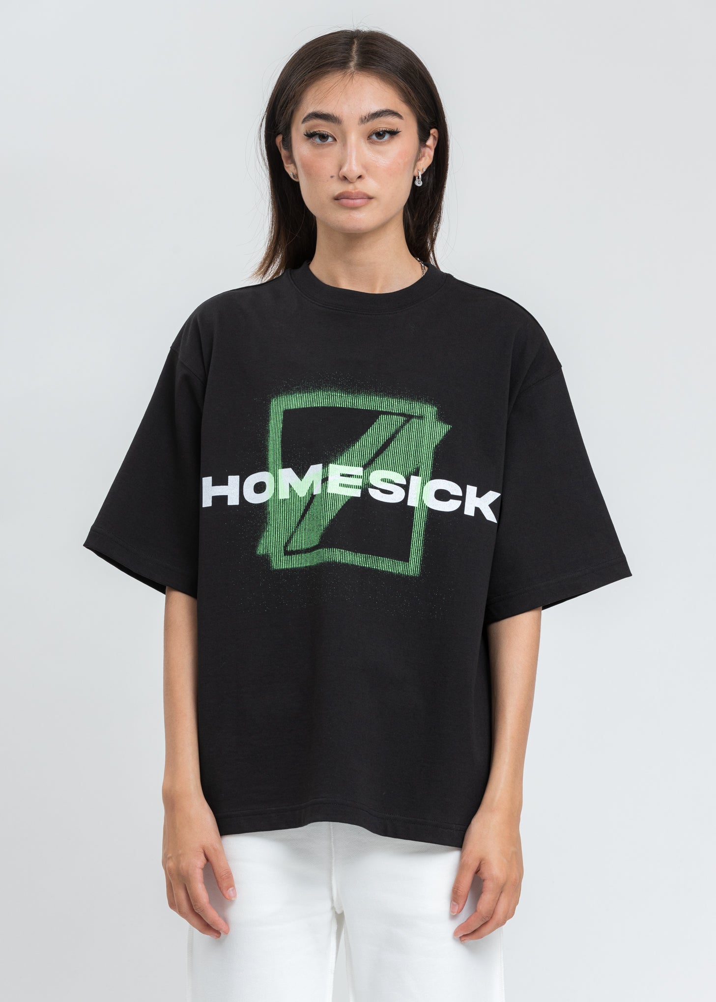 Black Homesick Big Logo T-Shirt – 017 Shop