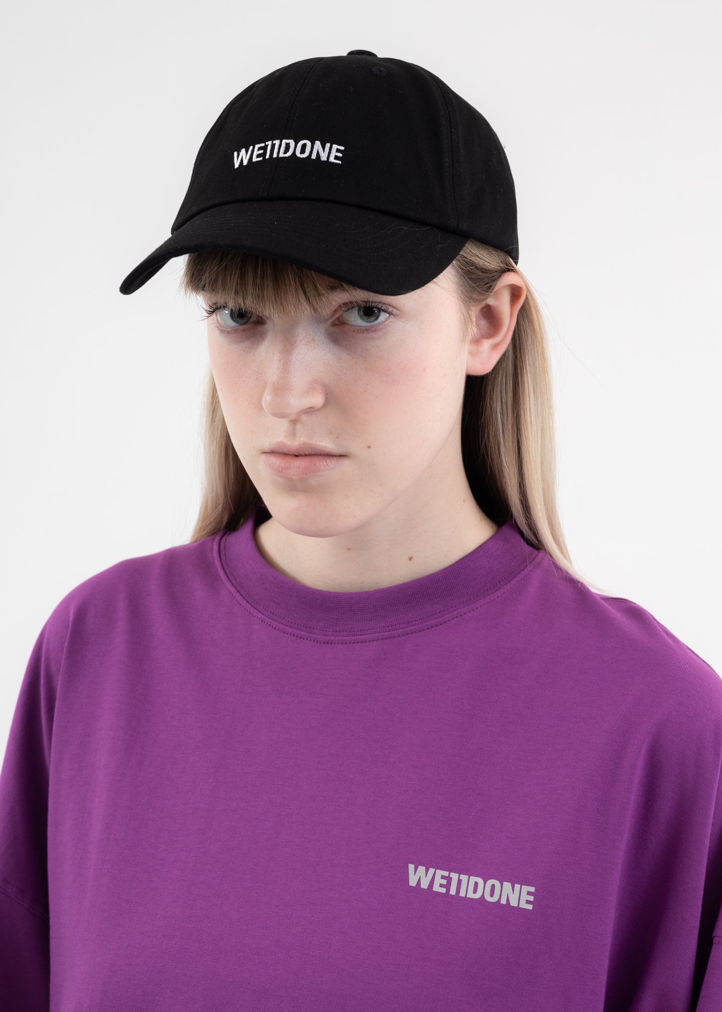 Trendy Apparel Shop 'Thinking Cap' Embroidered Washed Cotton Adjustable Cap – Black