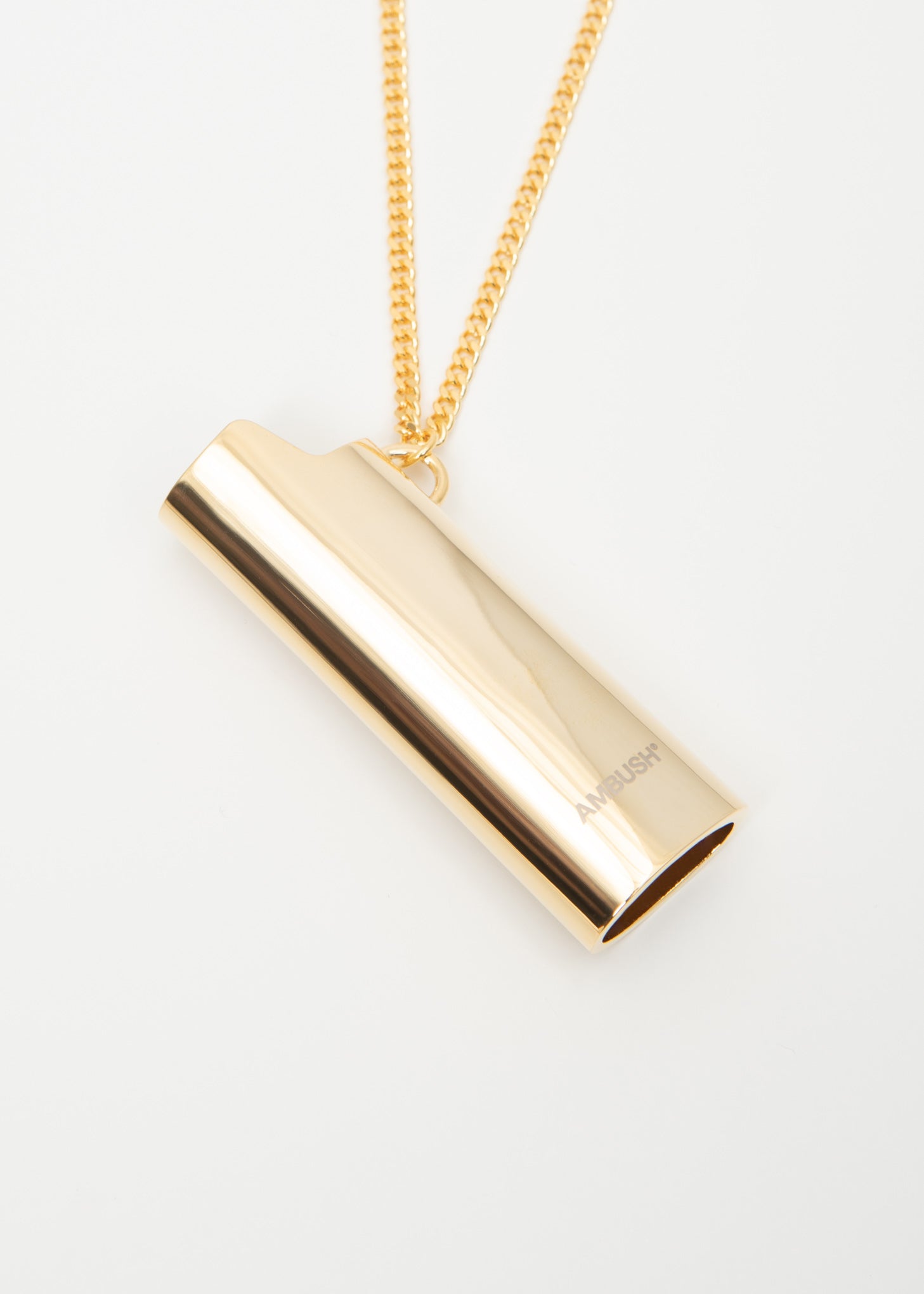 Gold Lighter Case Necklace 017 Shop
