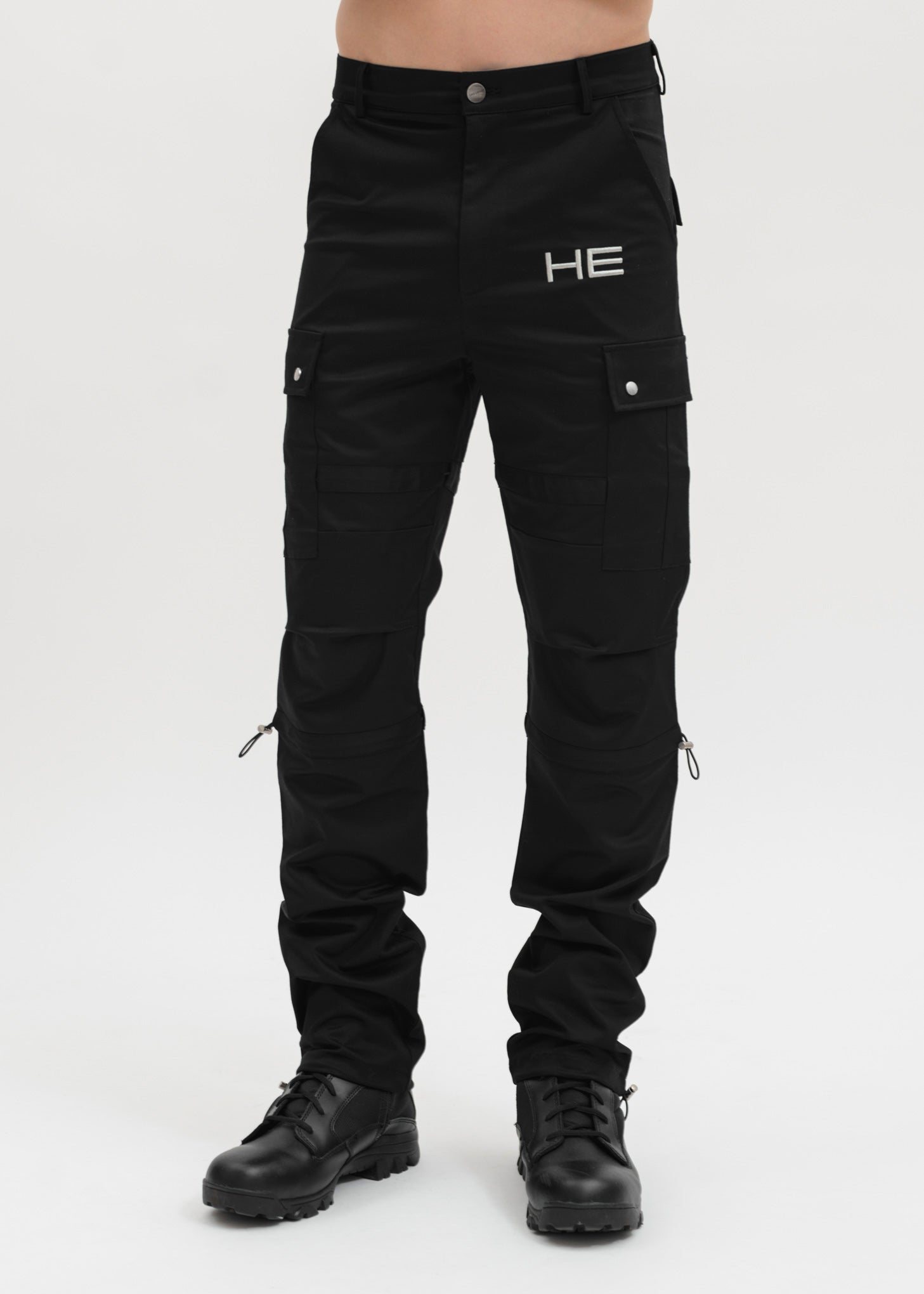 HELIOT EMIL shiny cargo pants - ワークパンツ/カーゴパンツ