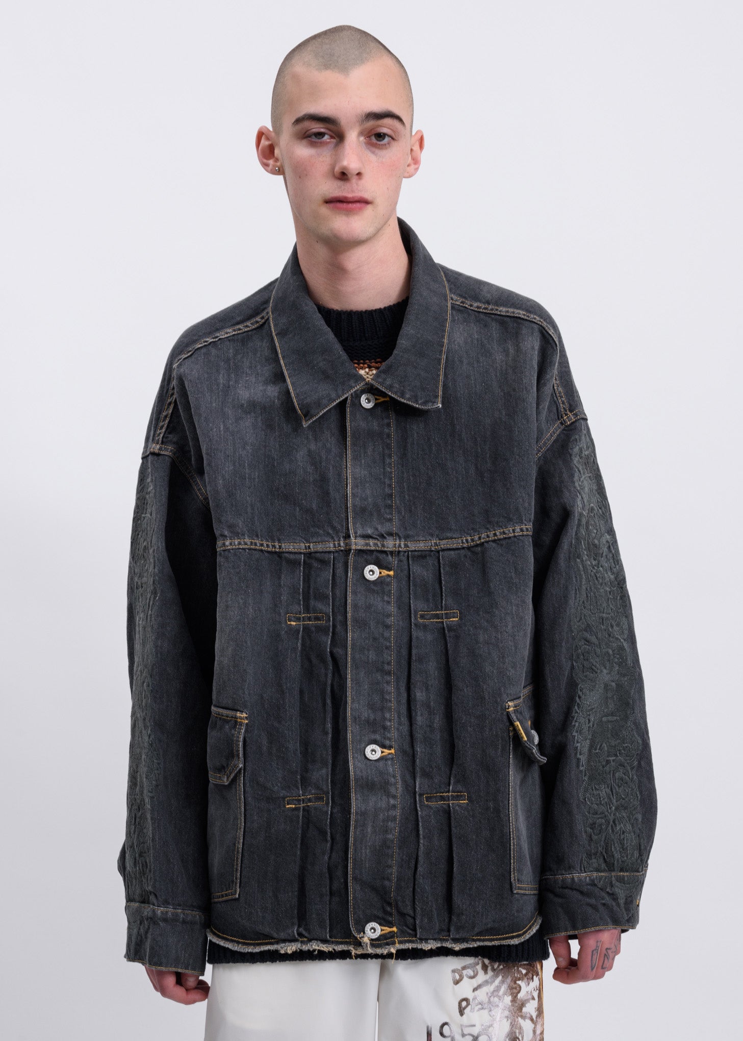 doublet CHAOS EMBROIDERY DENIM JACKET
