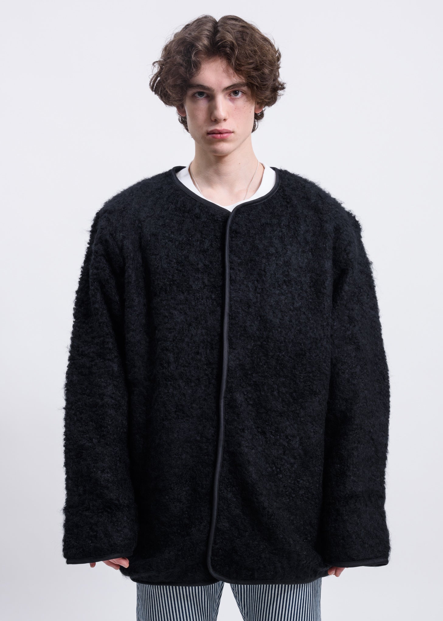 Black Wool Liner Jacket 017 Shop