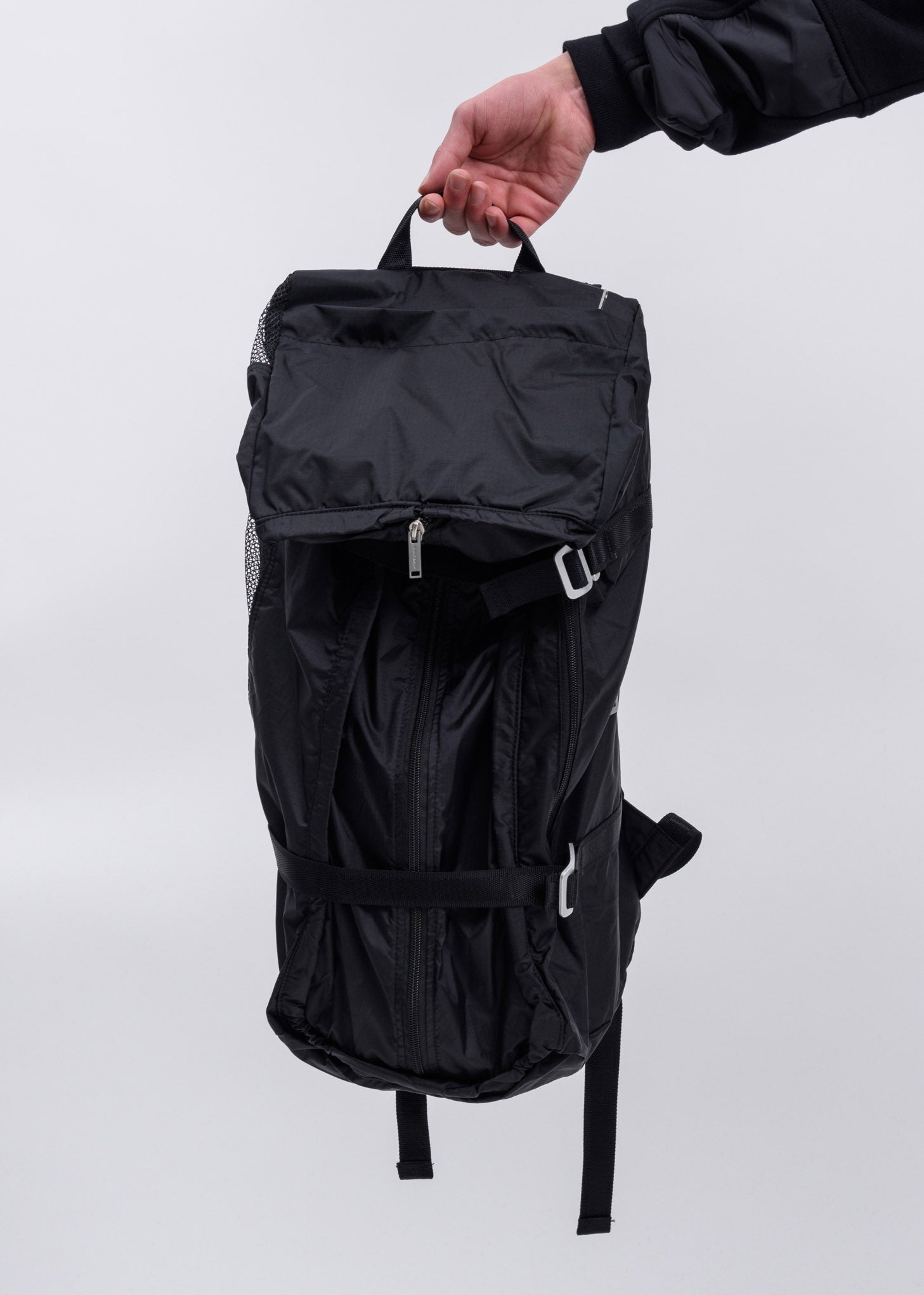 Black Hiking Poncho Backpack – 017 Shop
