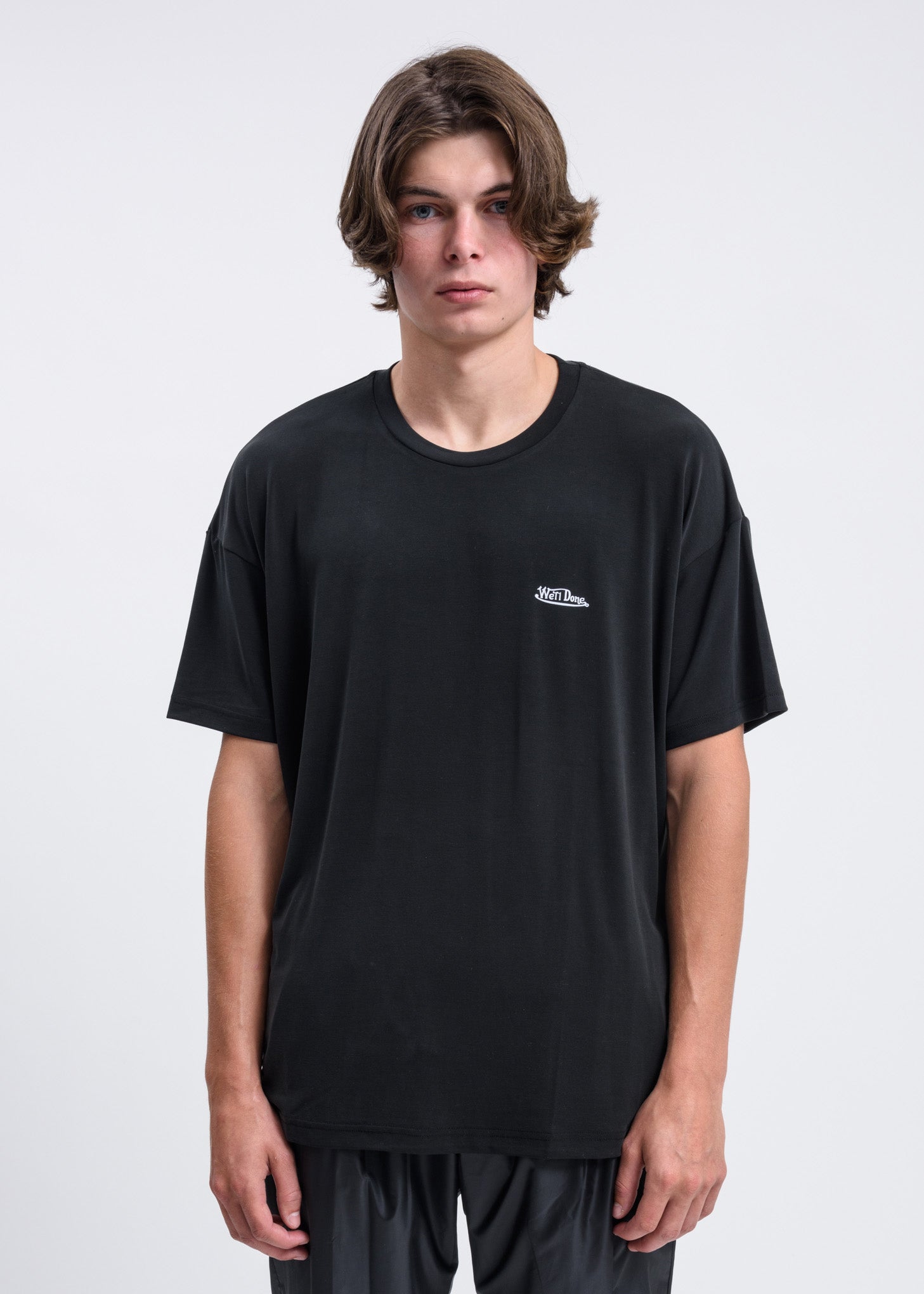 Black Oversized we11done T-Shirt