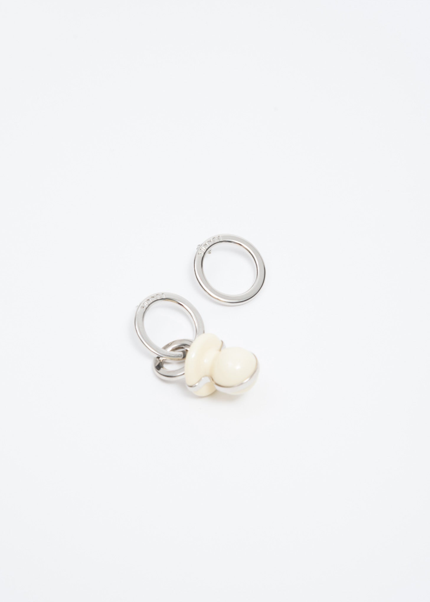 White Dummy Earring 017 Shop