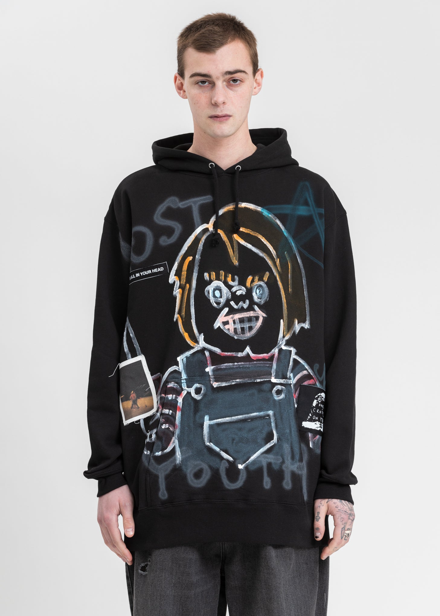 Black Paint Hoodie (Child's Play) – 017 Shop