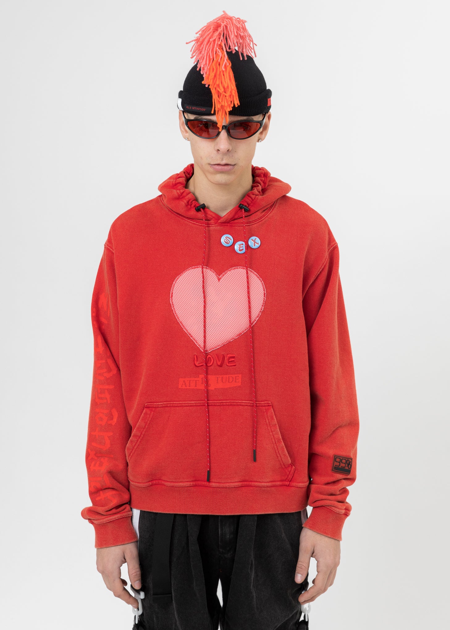 Red LOVE SEX Hoodie