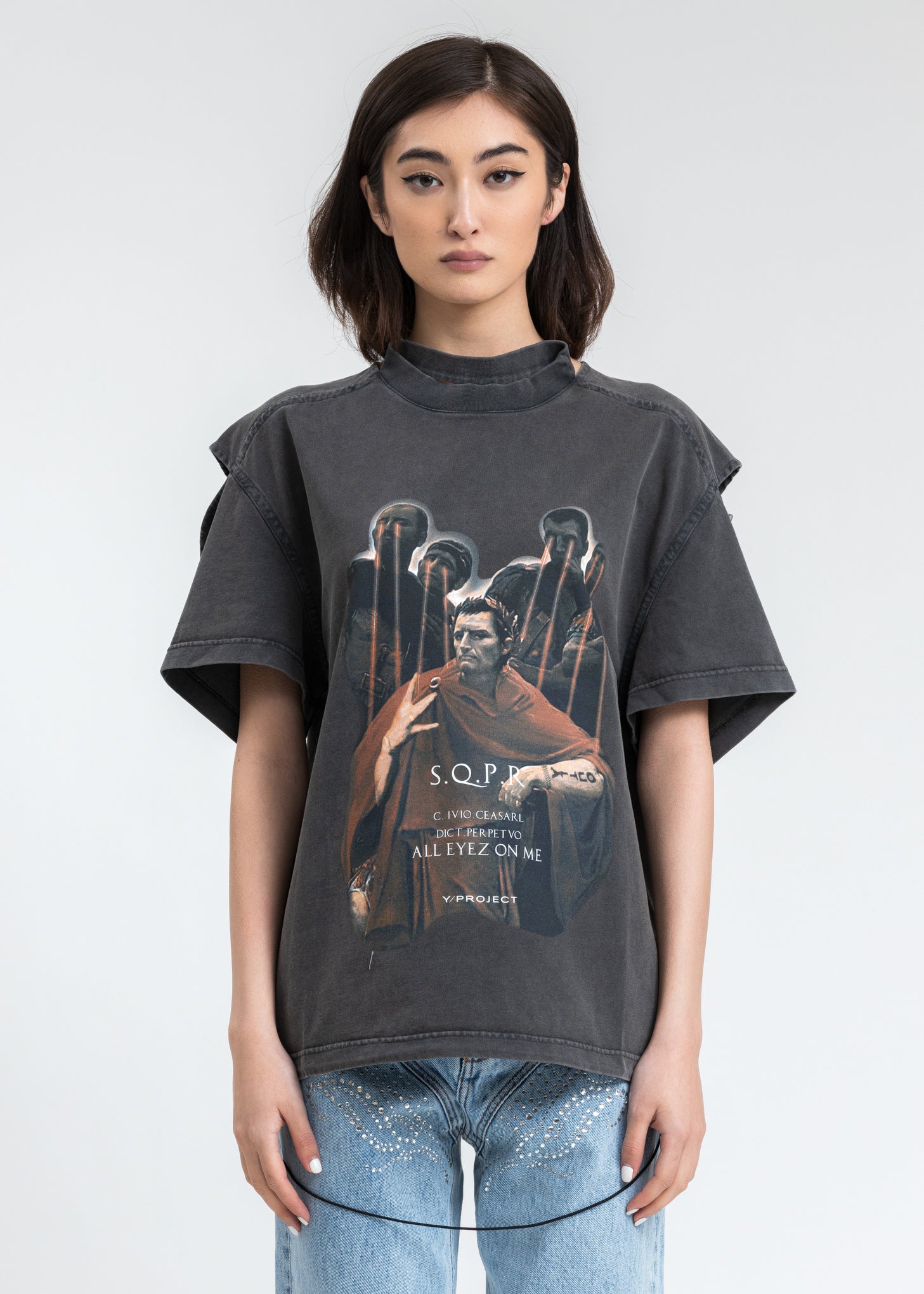 Black Convertible Caesar T-Shirt