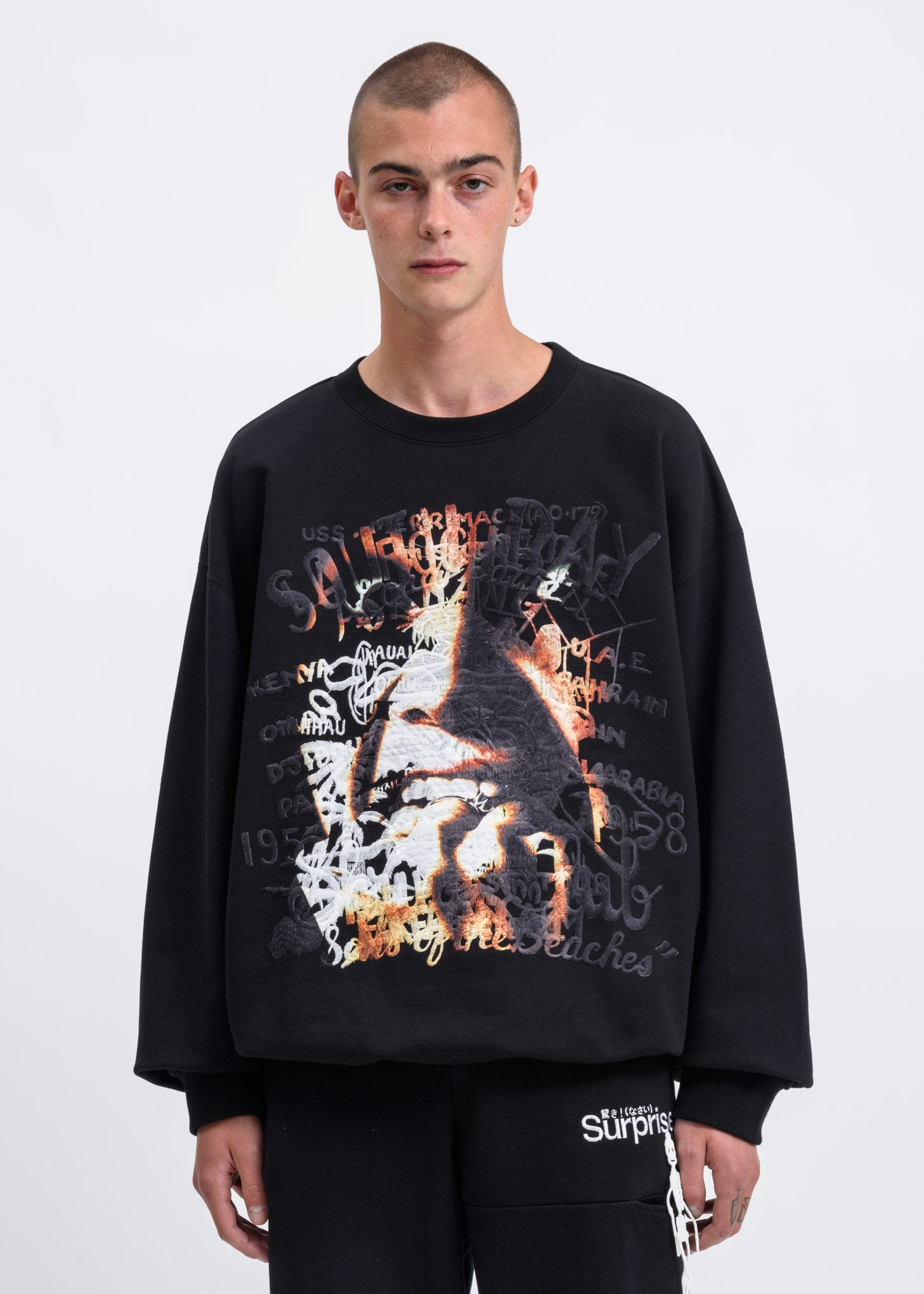 doublet Horror Embroidery Sweat Shirt