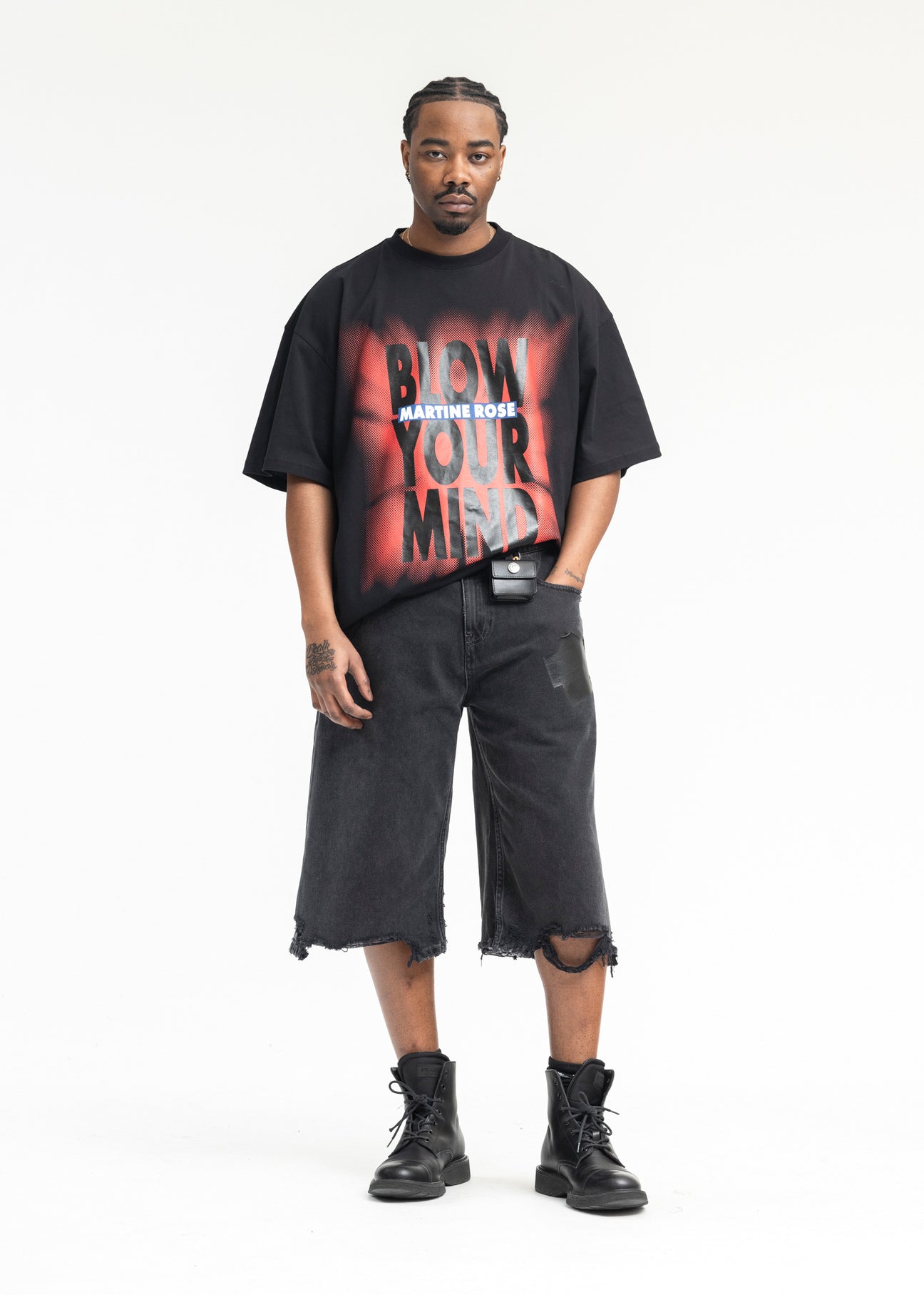 BLACK / BLOW YOUR MIND OVERSIZED S/S T-SHIRT – 017 Shop