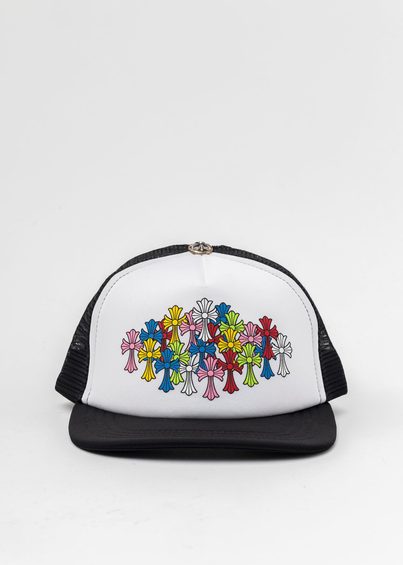 Black/ White Multi Cross Cap – 017 Shop