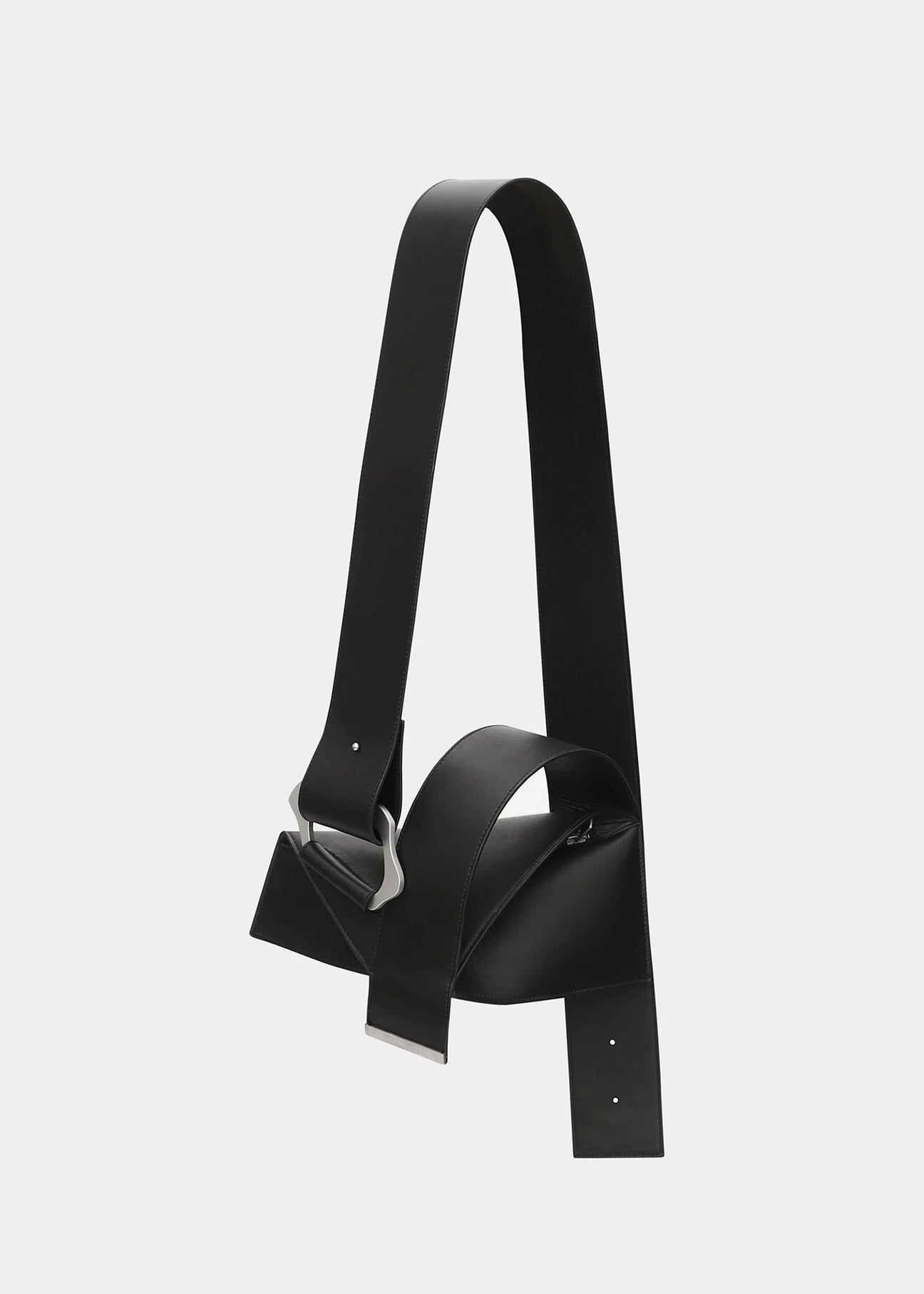 BLACK MAQUETTE LEATHER BAG – 017 Shop
