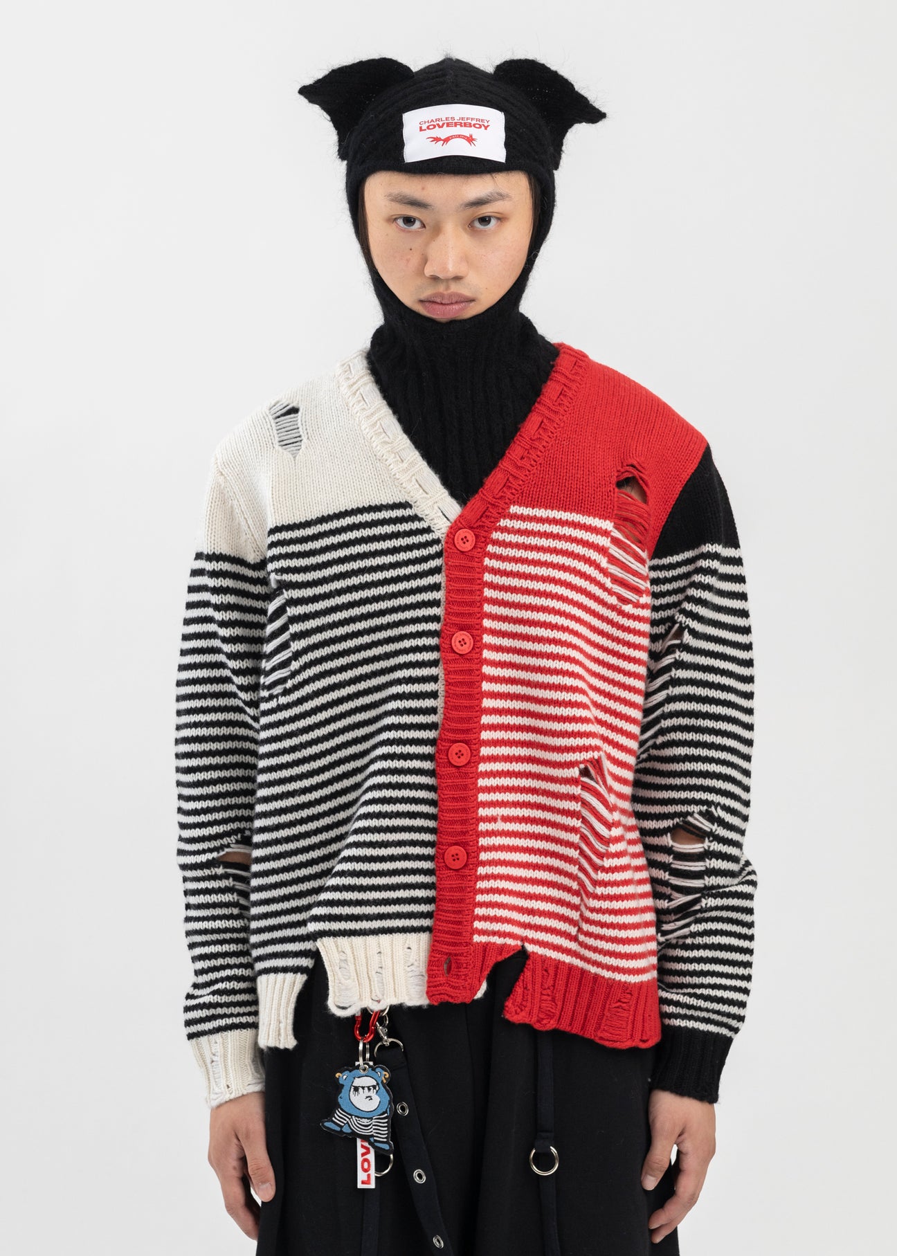 CHARLES JEFFREY LOVERBOY red cardigan 【公式通販】