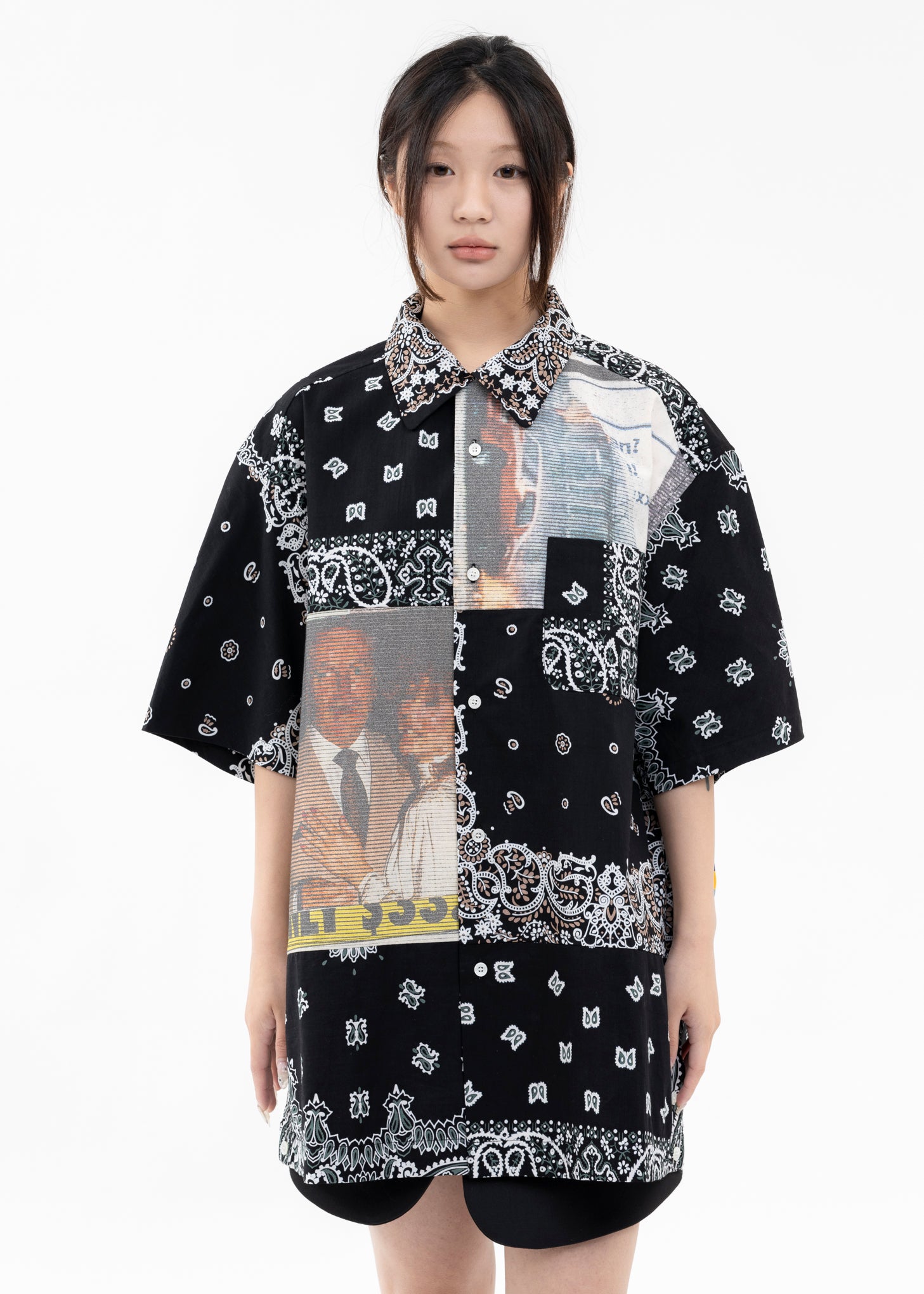 Ss 017 YHY×BLK BANDANA PATCH SHIRTS SS X YAGI – 017 Shop