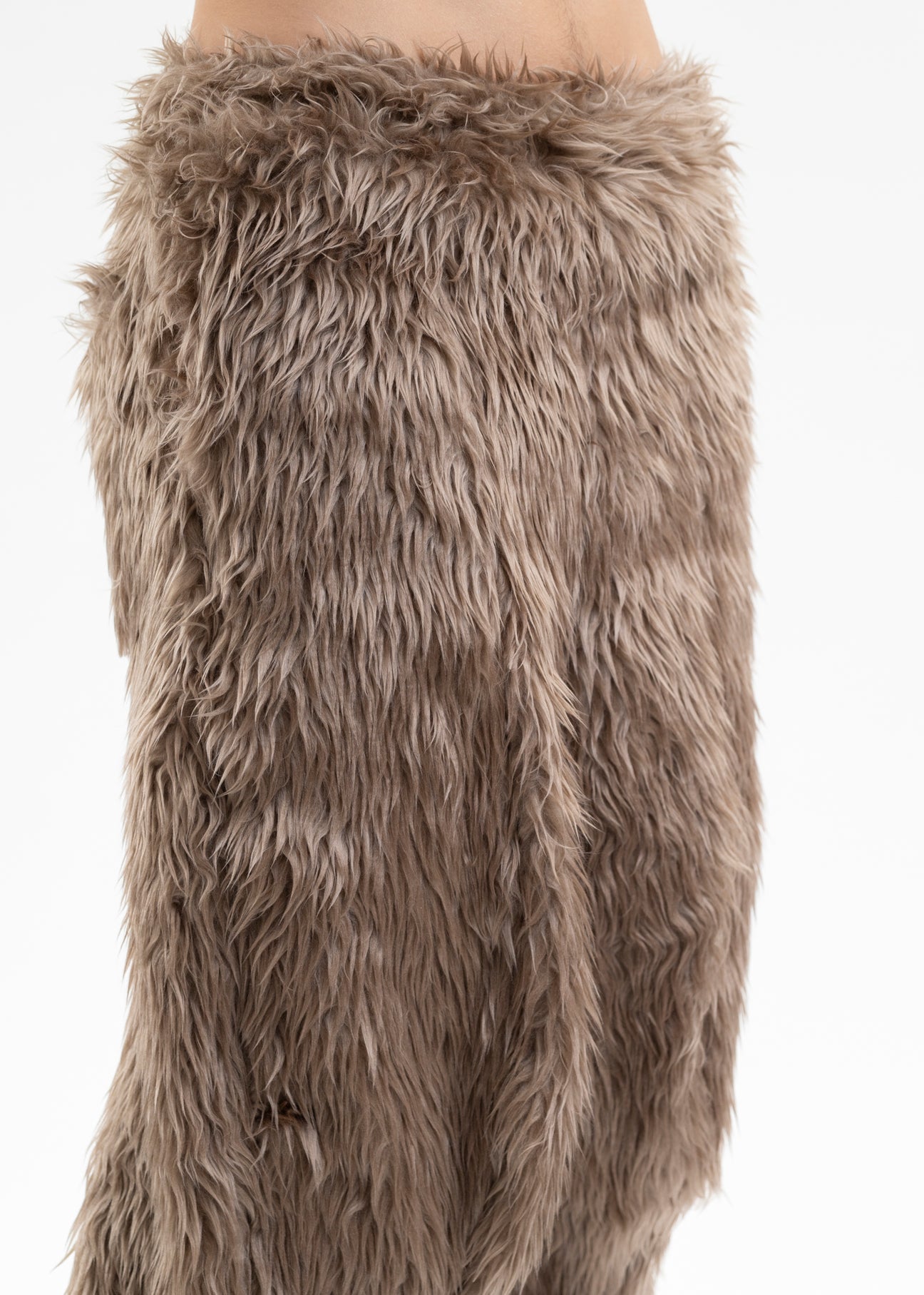 BEIGE BEASTLY LEGS FUR PANT – 017 Shop