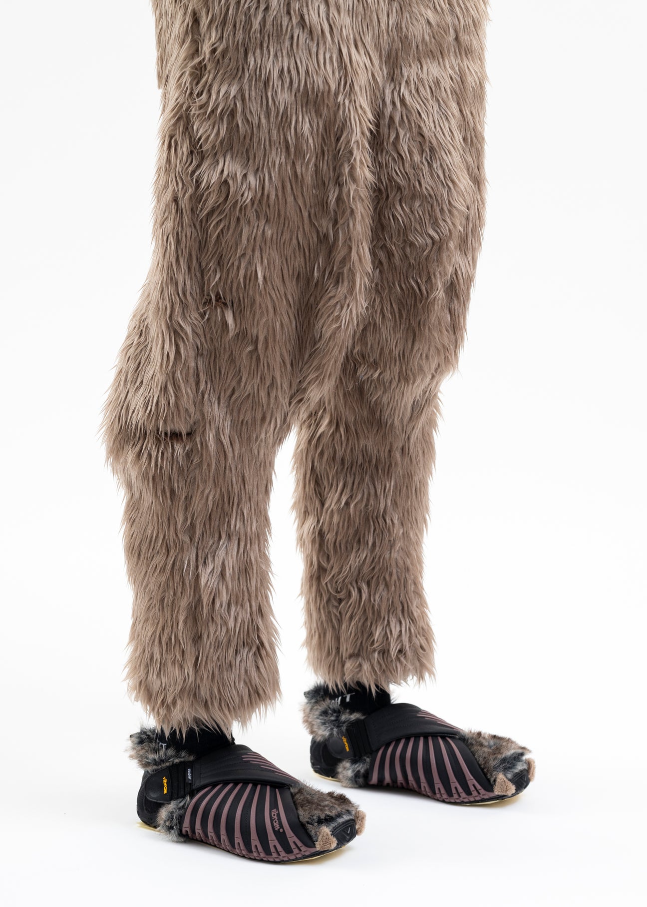 BEIGE BEASTLY LEGS FUR PANT – 017 Shop