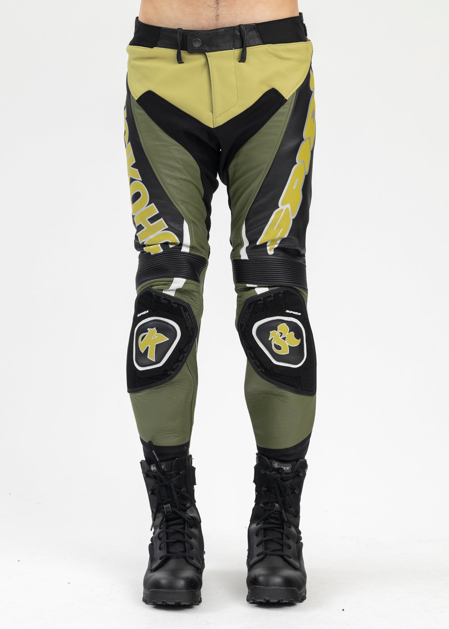 BLACK/DARK GREEN/WHITE KSK SPIDI BURN RIDER PANTS – 017 Shop