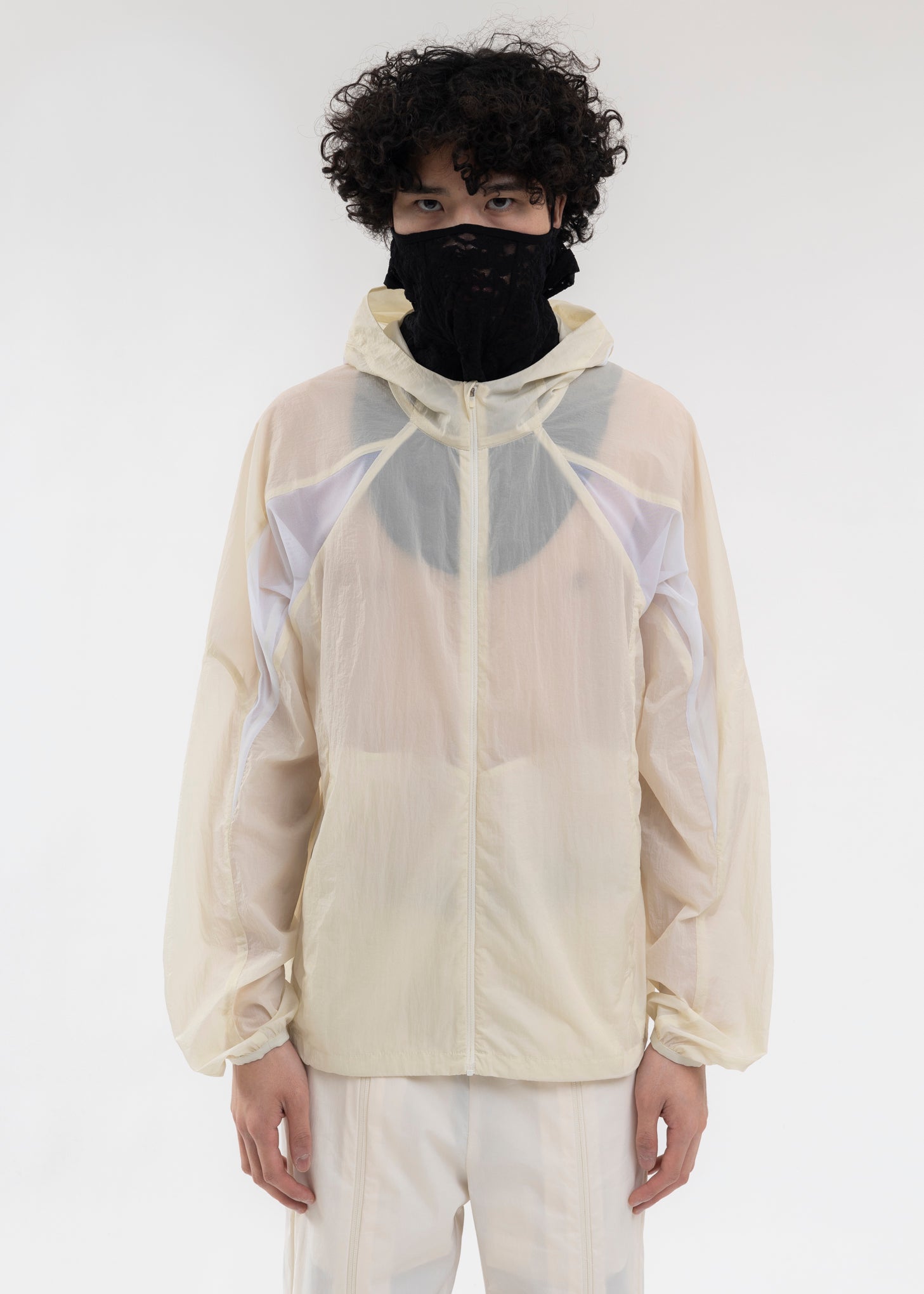 5.0+ TECHNICAL JACKET RIGHT (NYLON/IVORY) – 017 Shop