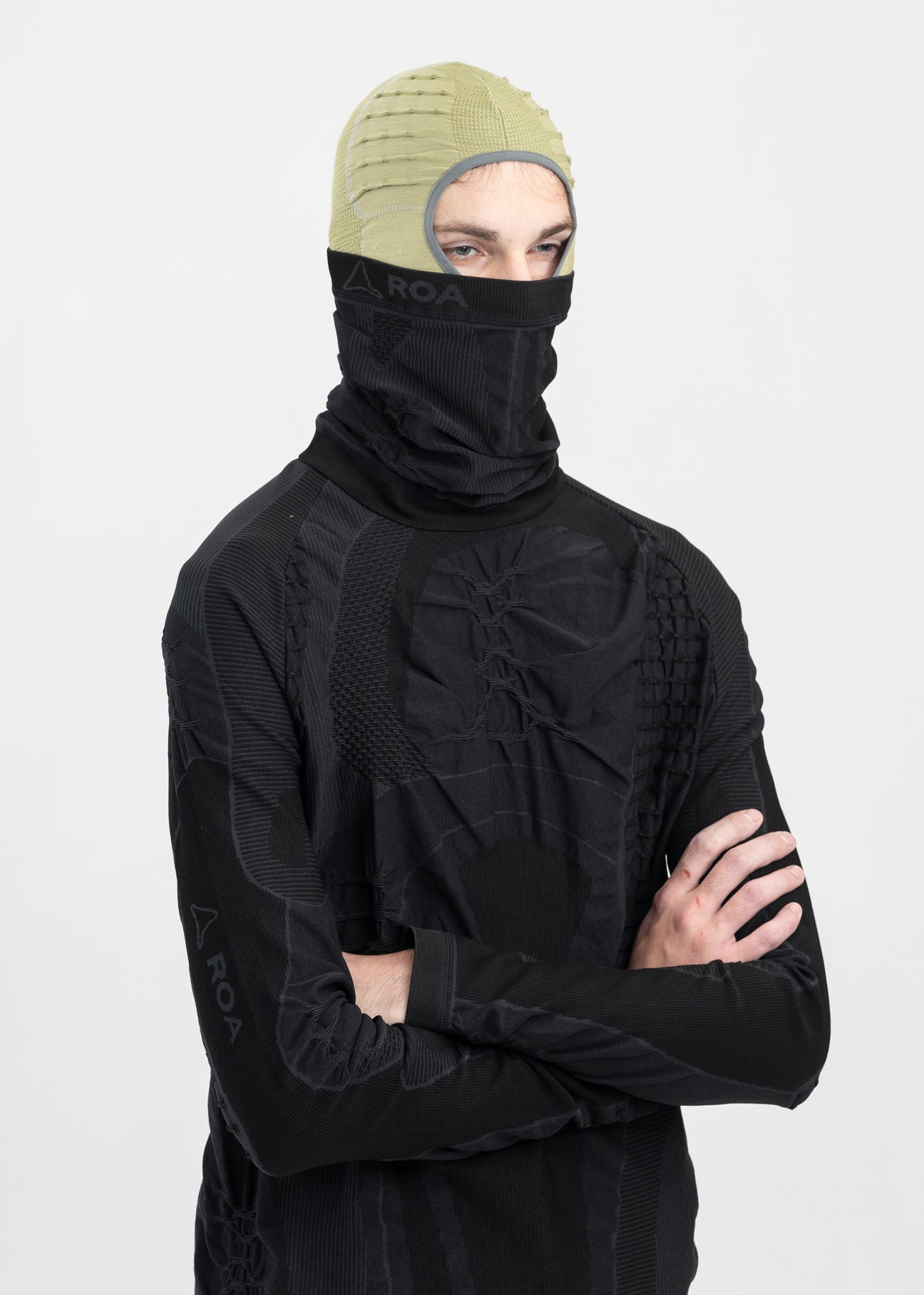 BLACK 3D KNIT NECK GAITER – 017 Shop BLACK 3D KNIT NECK GAITER – 017 Shop
